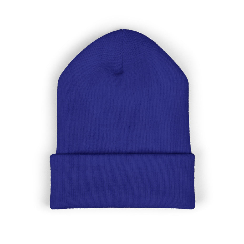 Embroidered Classic Cuffed Beanie — Custom Text Knit Hat
