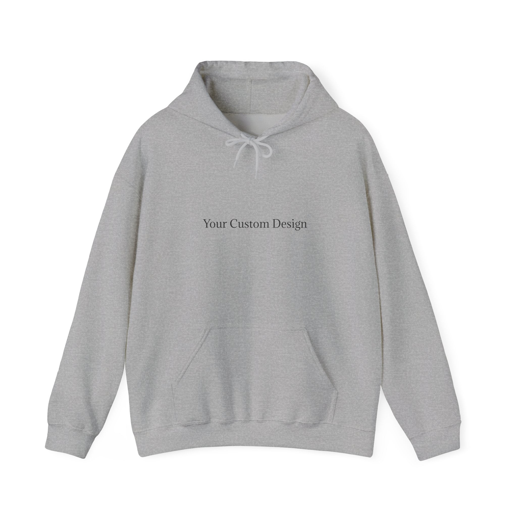 Minimal Custom Text Hoodie — Your Custom Design