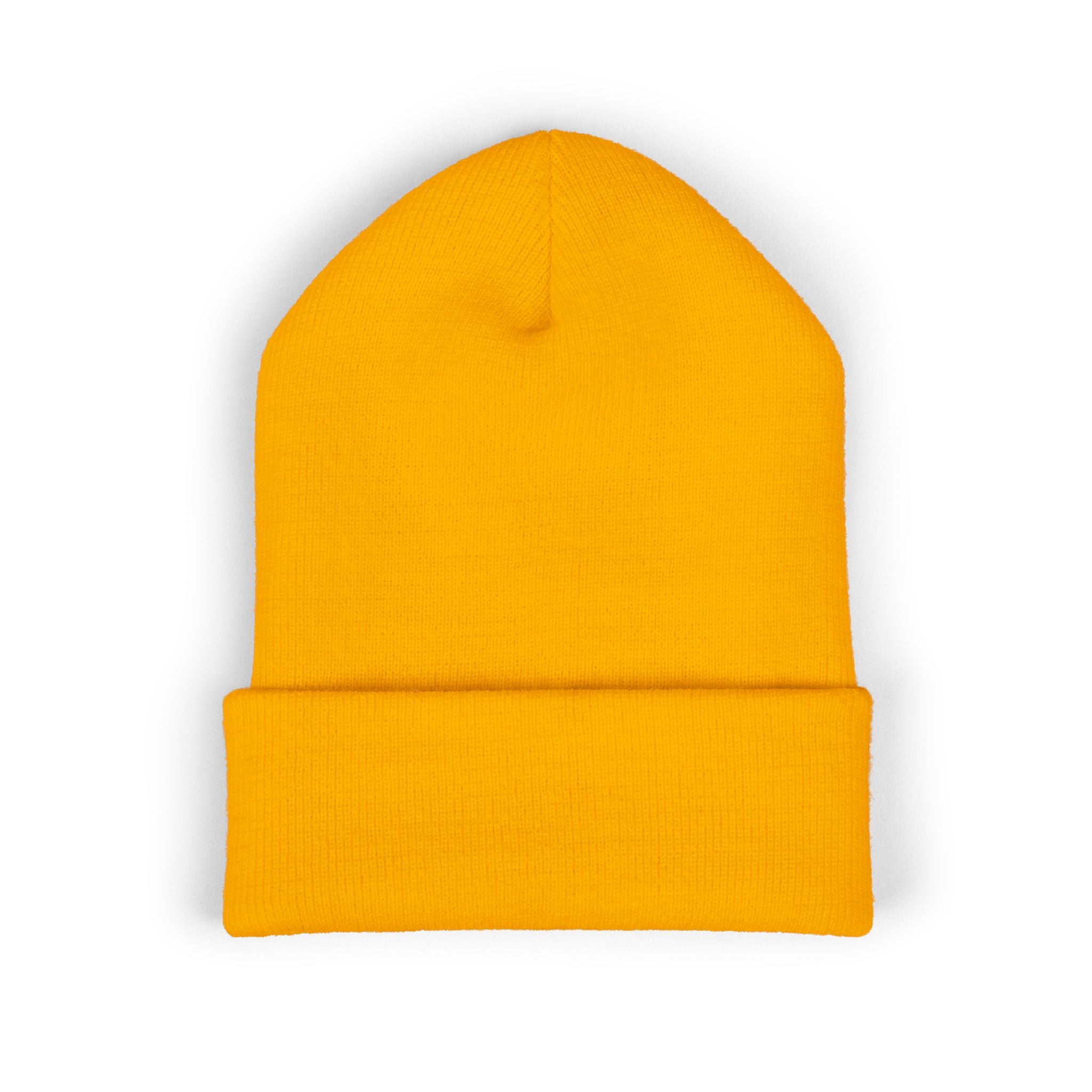Embroidered Classic Cuffed Beanie — Custom Text Knit Hat