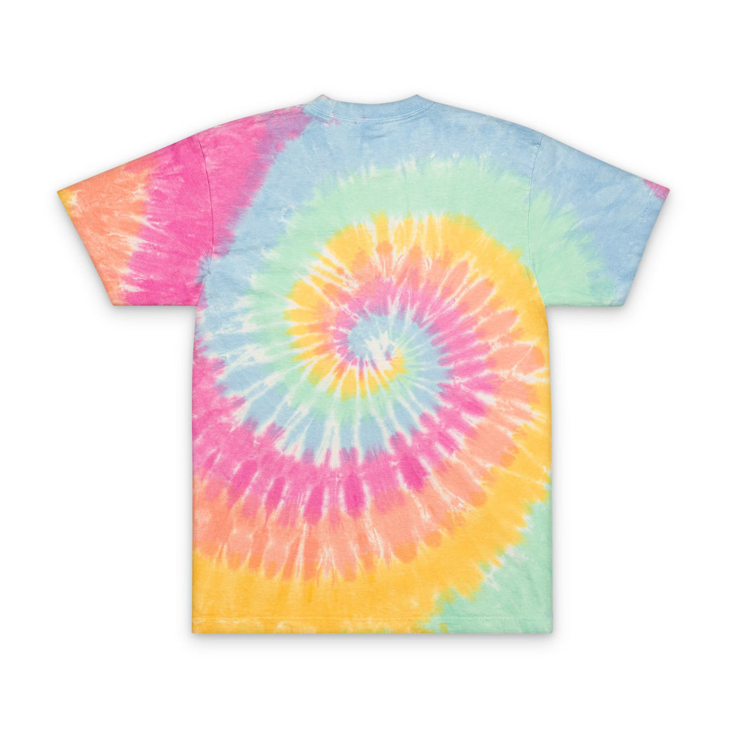 Tie-Dye Spiral Embroidered Oversized T-Shirt – Rainbow Retro Vibe