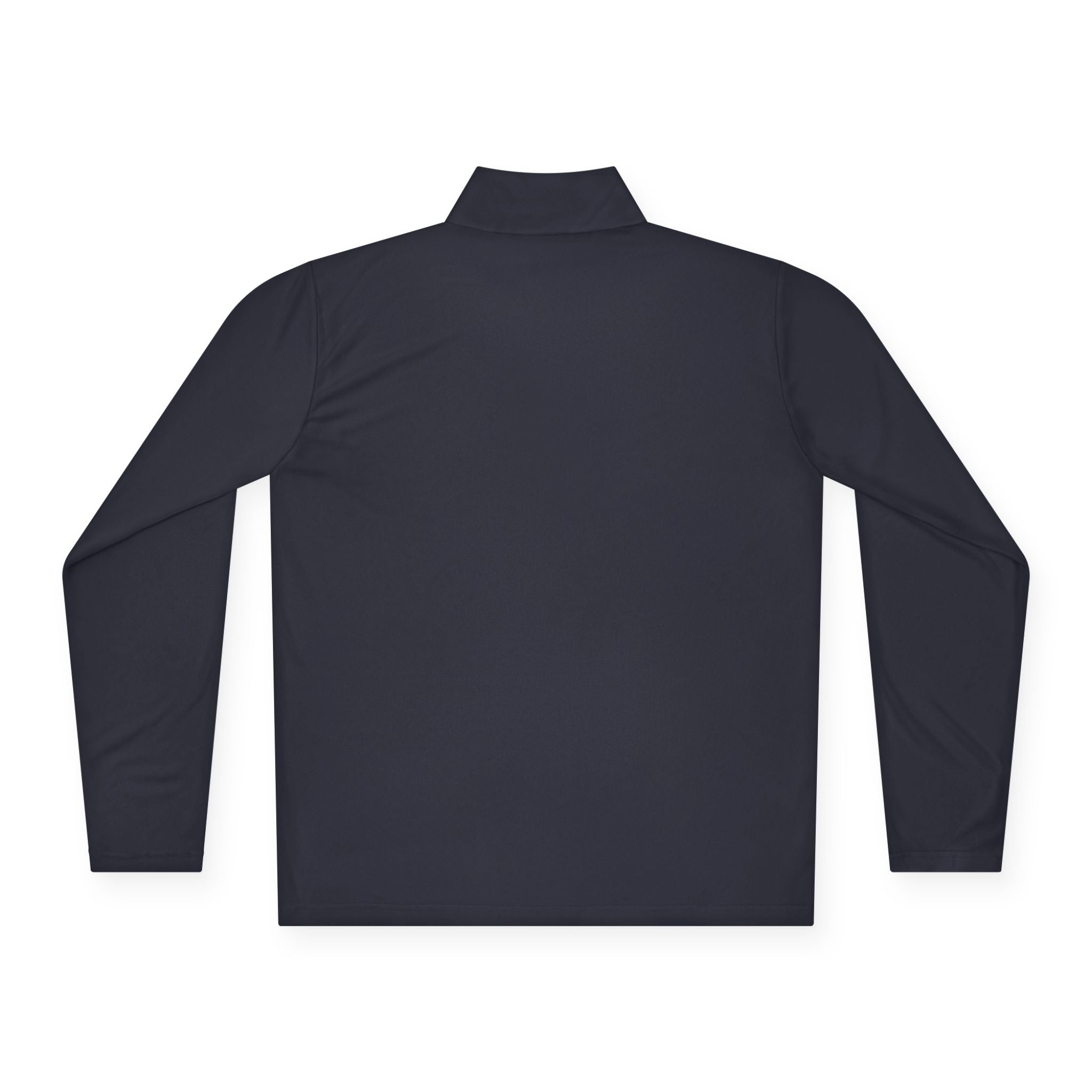 Customizable Quarter-Zip Pullover — Minimal 'Your Text' Chest Logo