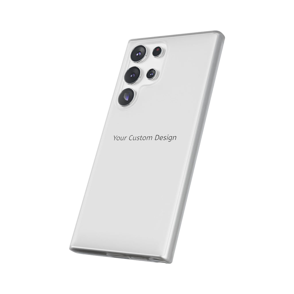 Custom Flexi Phone Case – Slim Clear Protective Phone Cover (Your Custom Design)