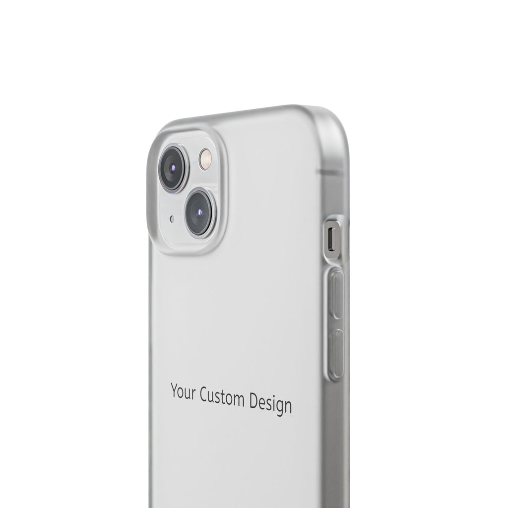 Custom Flexi Phone Case – Slim Clear Protective Phone Cover (Your Custom Design)