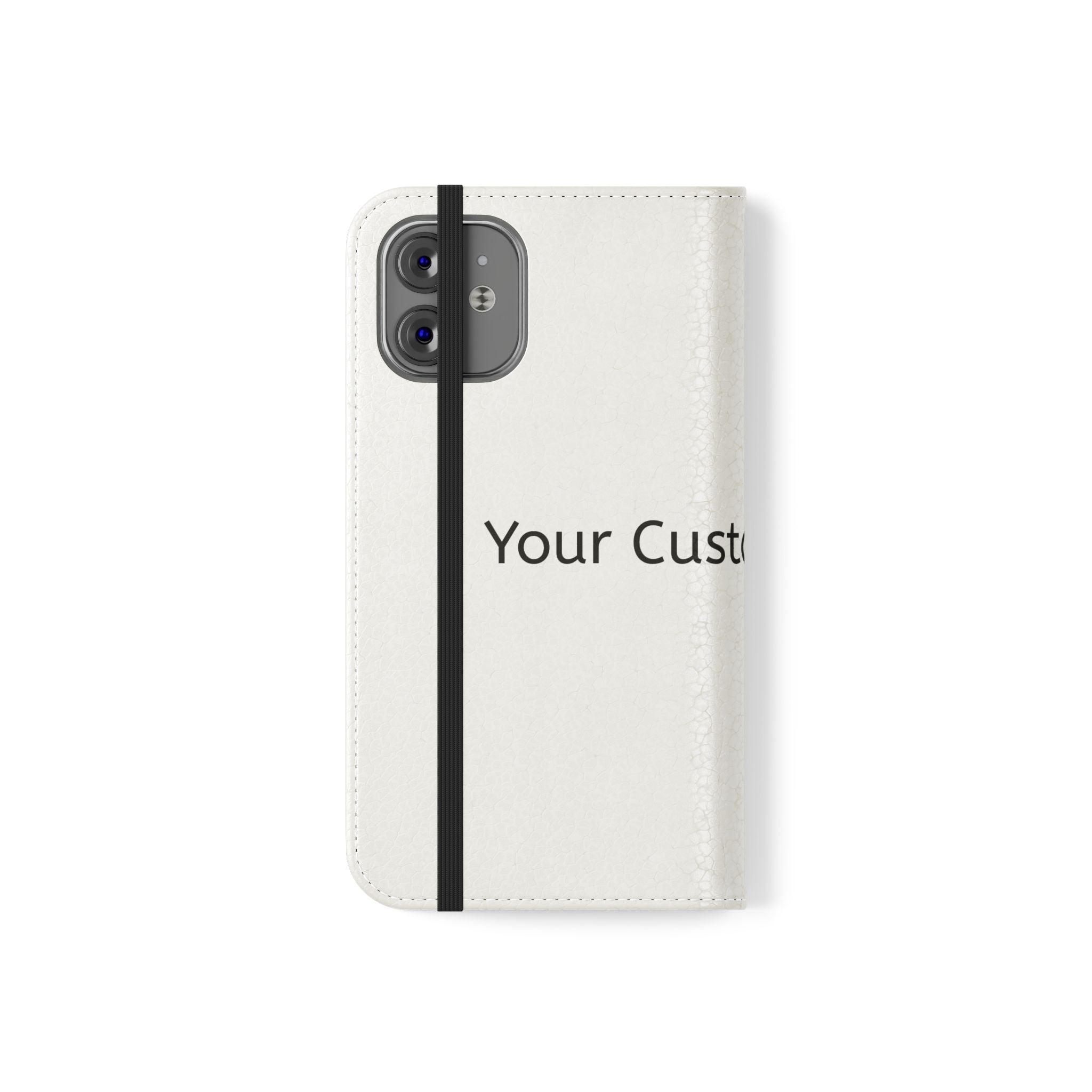 Custom Flip Phone Case — Personalized Wallet Folio with Card Slots