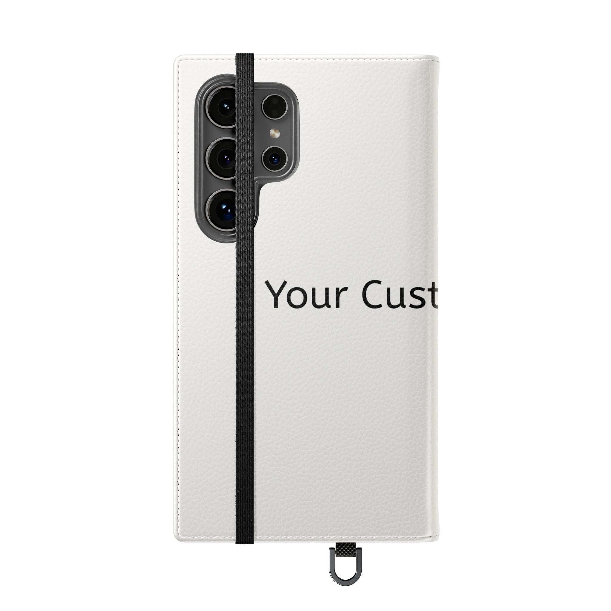 Custom Flip Phone Case — Personalized Wallet Folio with Card Slots
