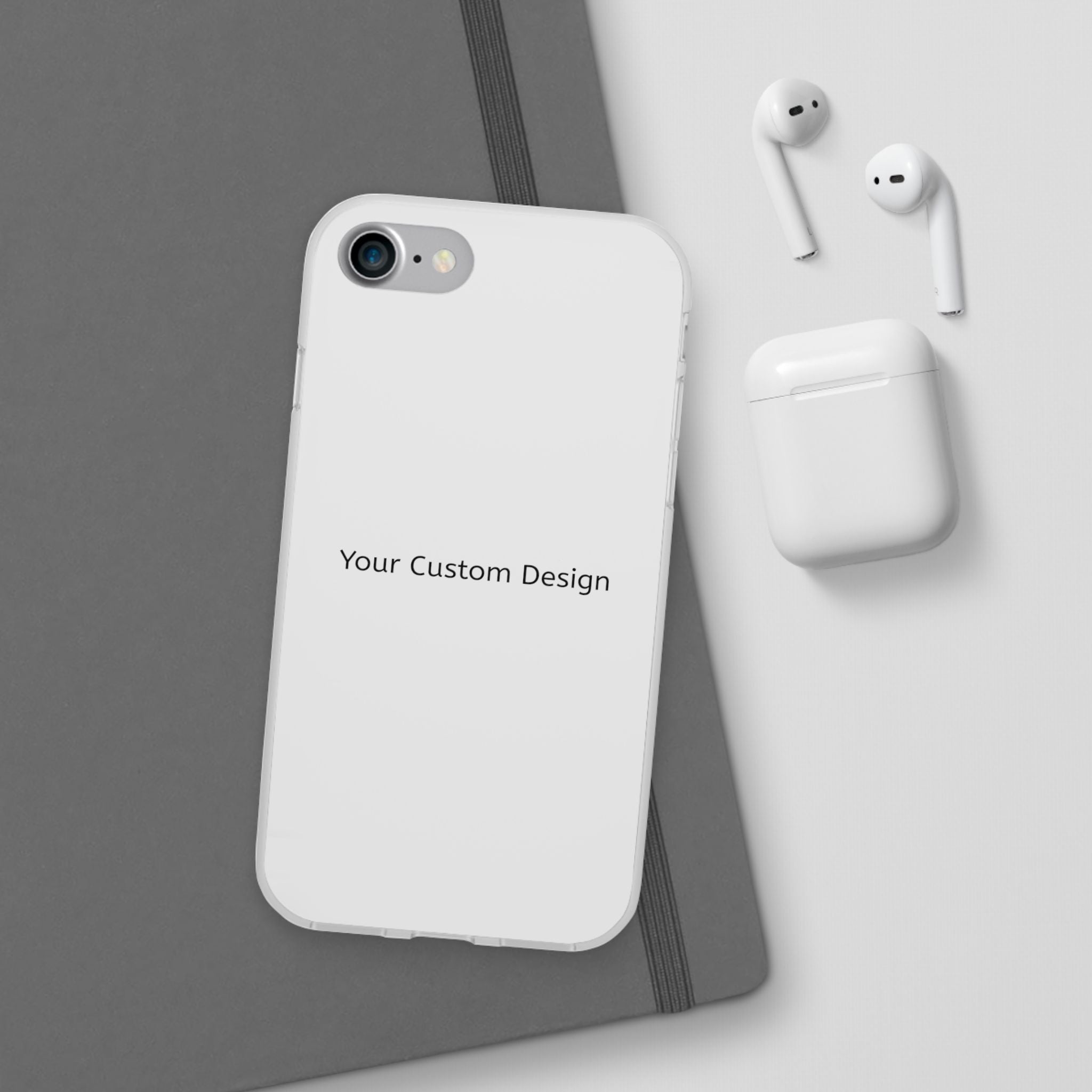 Custom Flexi Phone Case – Slim Clear Protective Phone Cover (Your Custom Design)