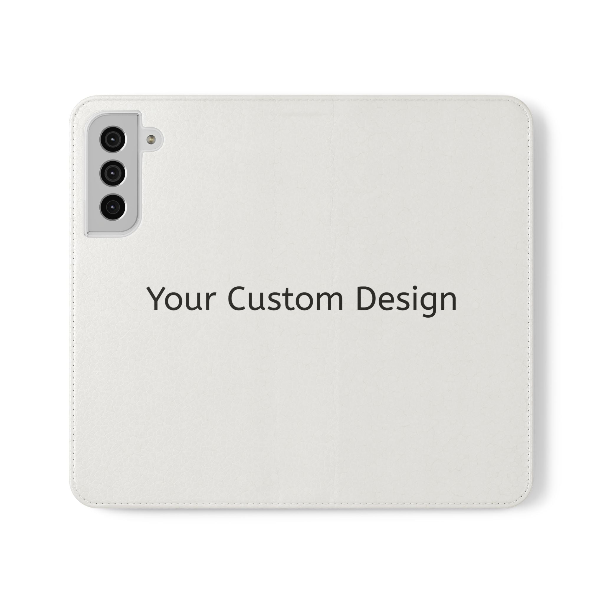 Custom Flip Phone Case — Personalized Wallet Folio with Card Slots