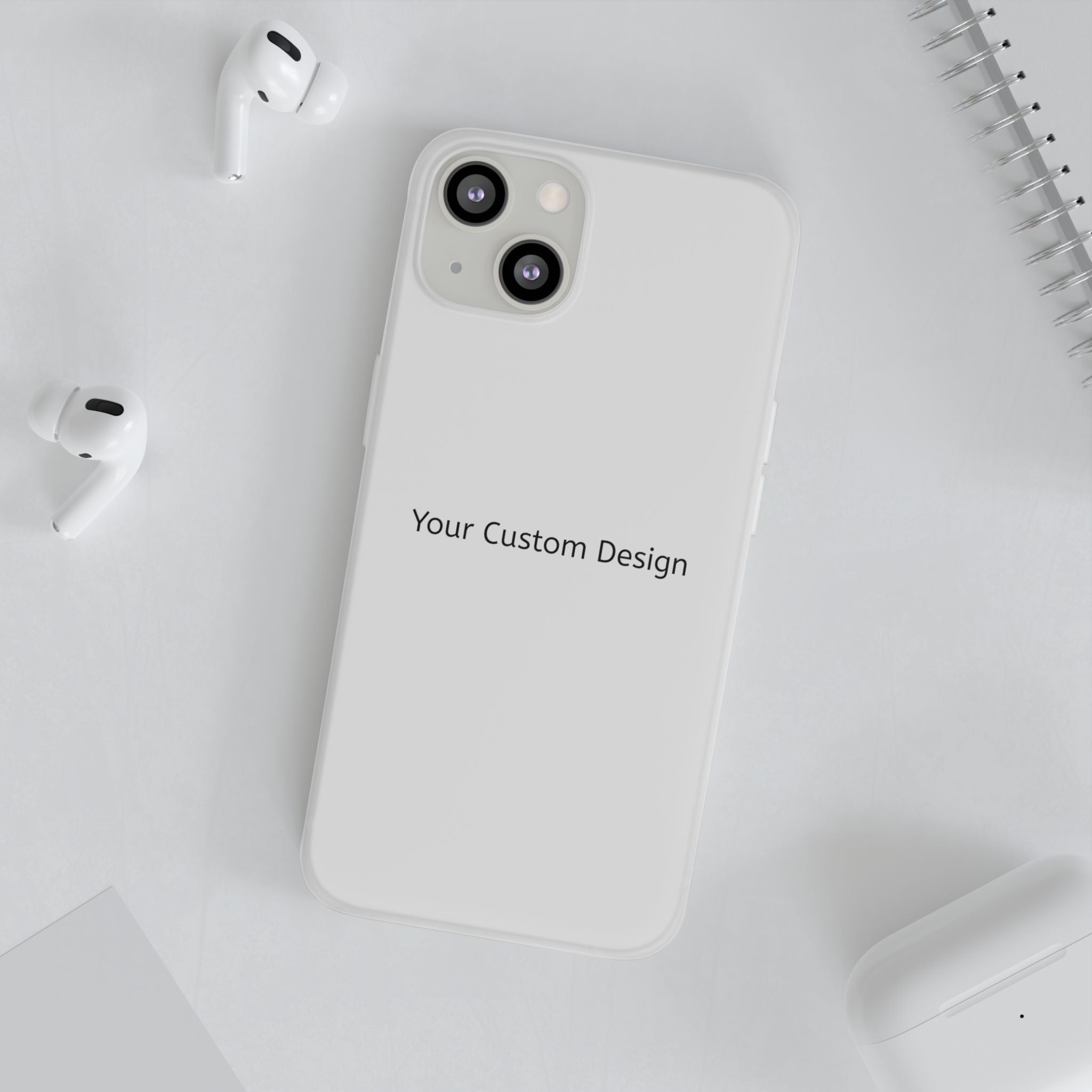 Custom Flexi Phone Case – Slim Clear Protective Phone Cover (Your Custom Design)