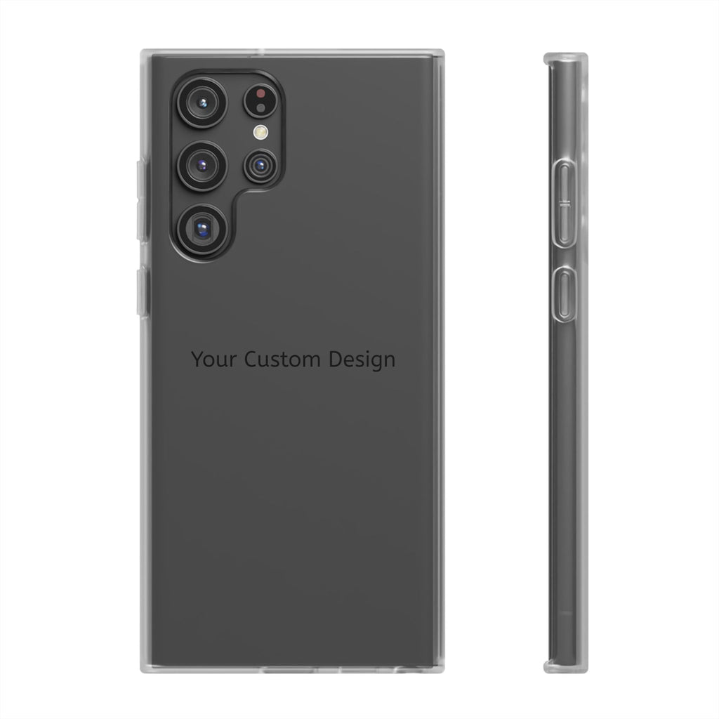 Custom Flexi Phone Case – Slim Clear Protective Phone Cover (Your Custom Design)
