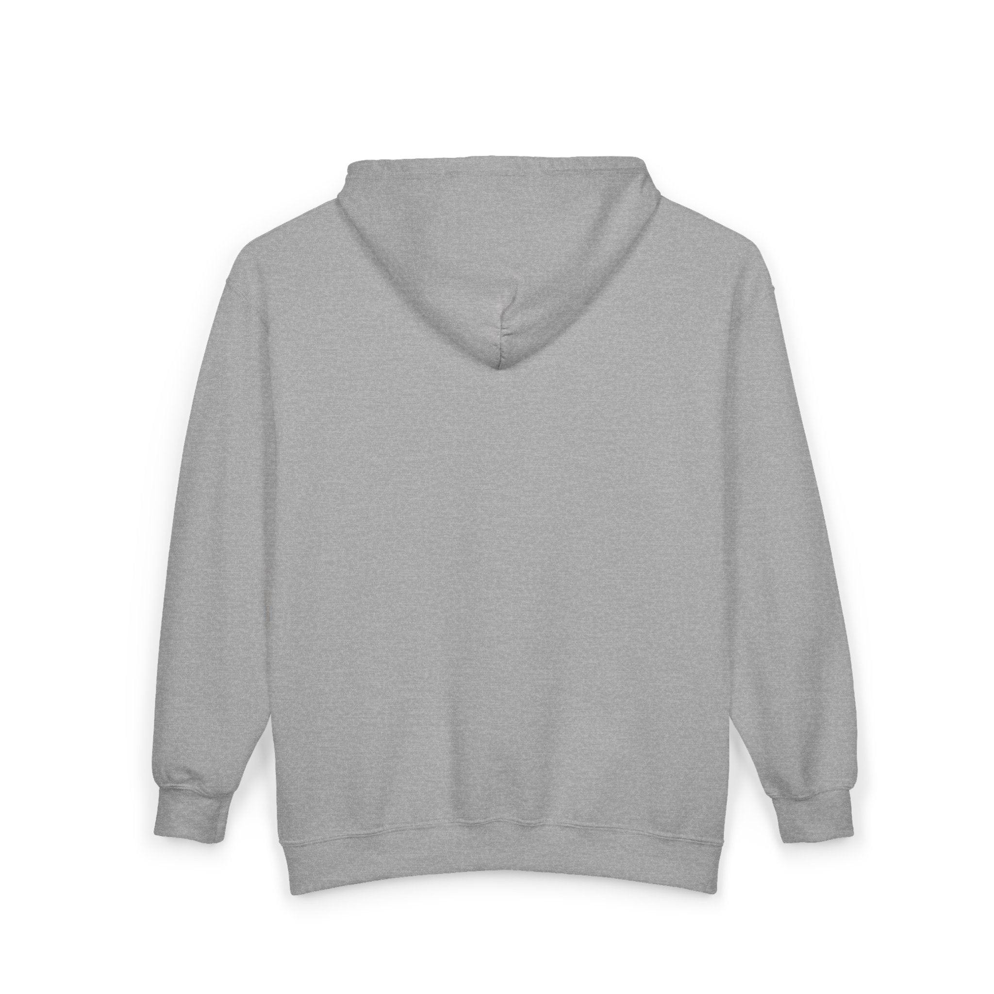 Black Full-Zip Hoodie — Classic Casual Zip-Up Sweatshirt