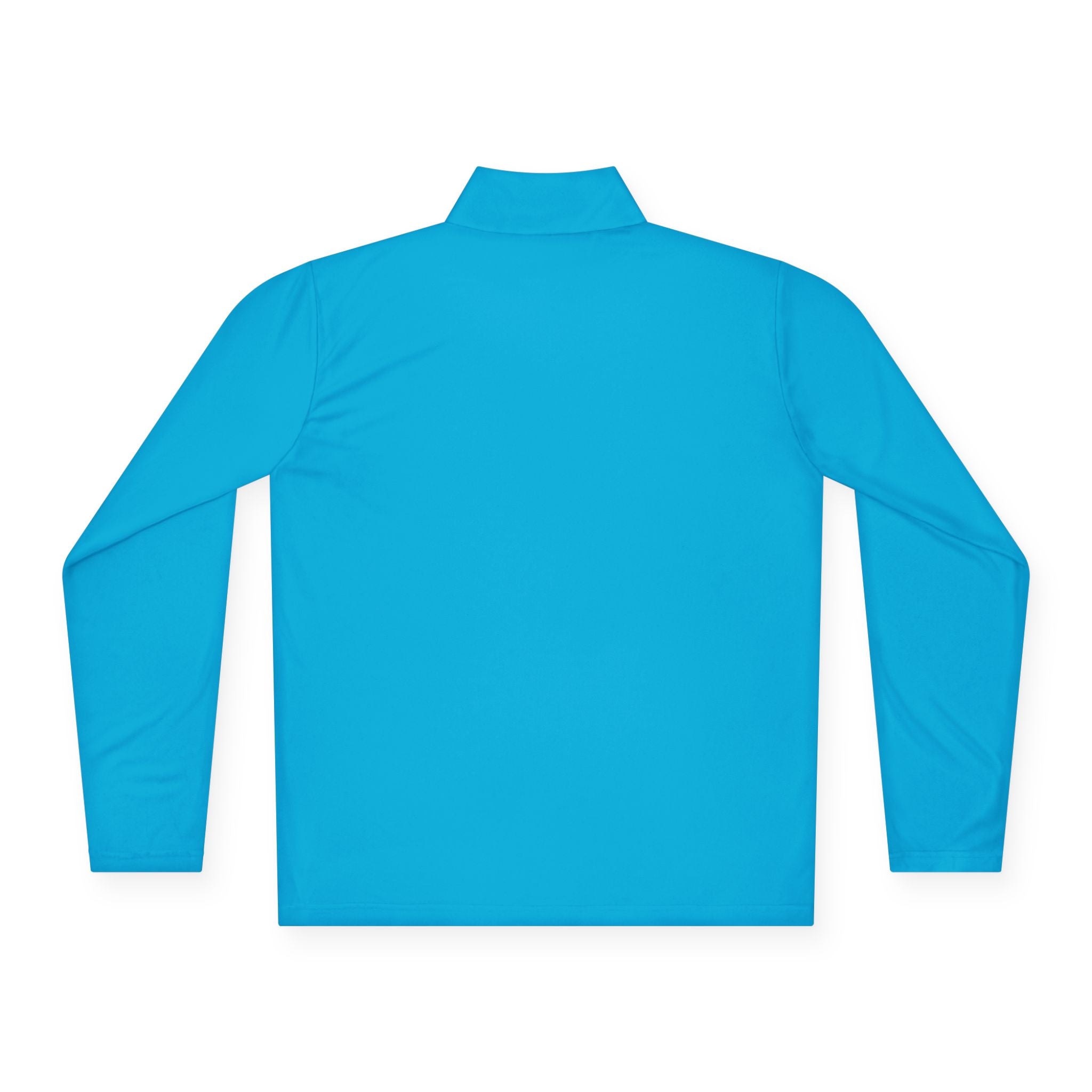 Customizable Quarter-Zip Pullover — Minimal 'Your Text' Chest Logo