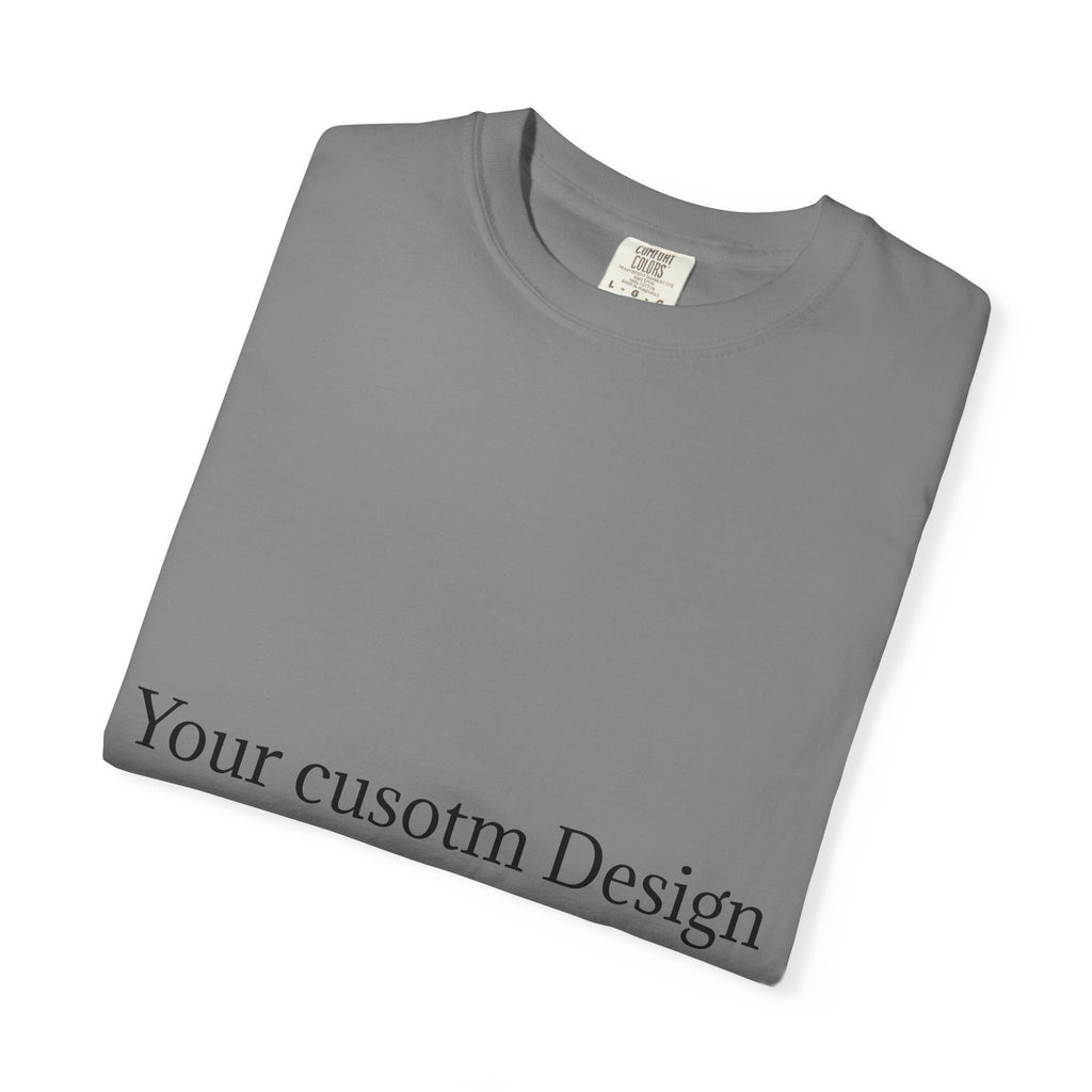 Custom Garment-Dyed T-Shirt — Personalized White Tee for Everyday Wear