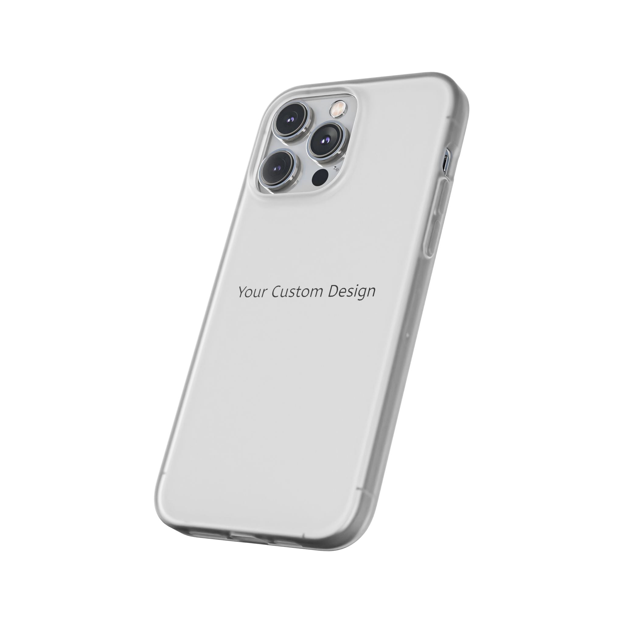Custom Flexi Phone Case – Slim Clear Protective Phone Cover (Your Custom Design)