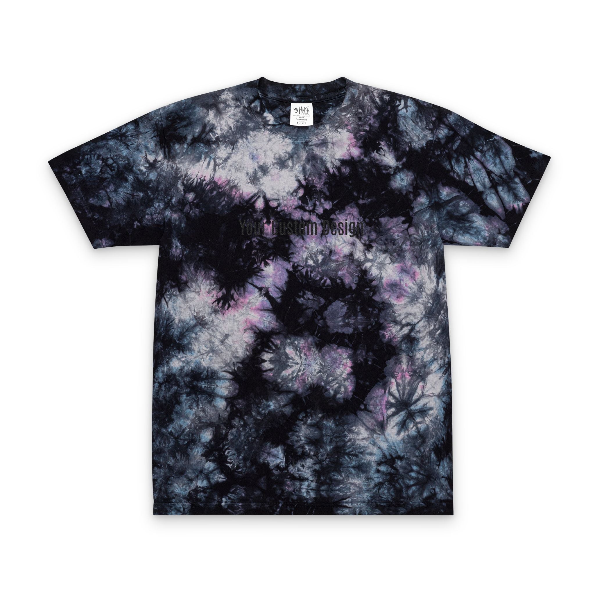 Tie-Dye Spiral Embroidered Oversized T-Shirt – Rainbow Retro Vibe