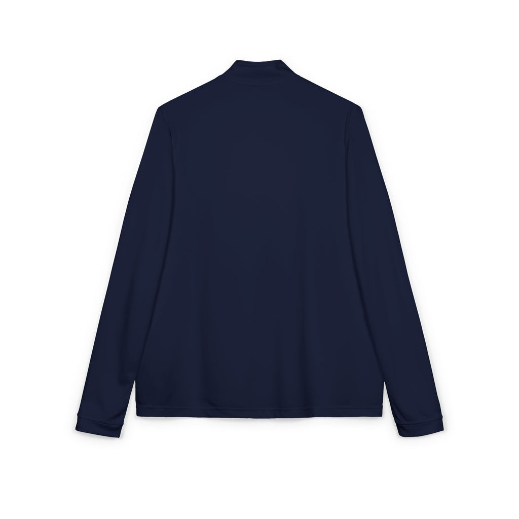 Embroidered Quarter-Zip Pullover — Custom Text Lightweight Adidas