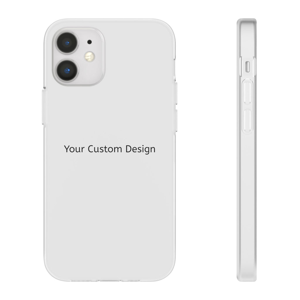 Custom Flexi Phone Case – Slim Clear Protective Phone Cover (Your Custom Design)