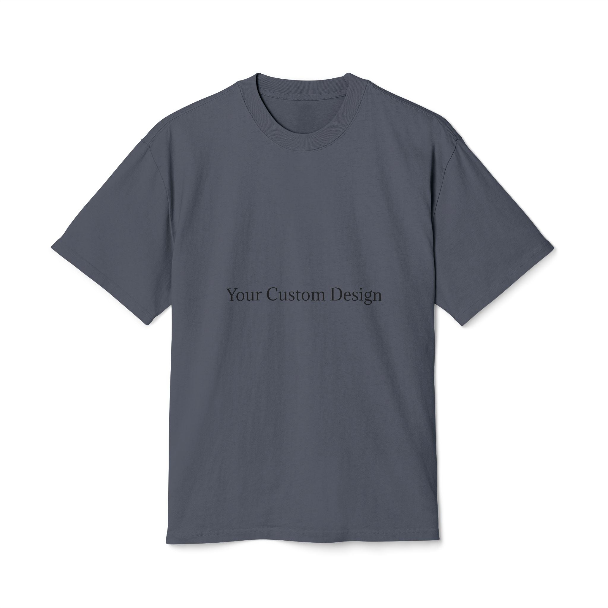 Custom Graphic Tee — Vintage Faded Crewneck Shirt
