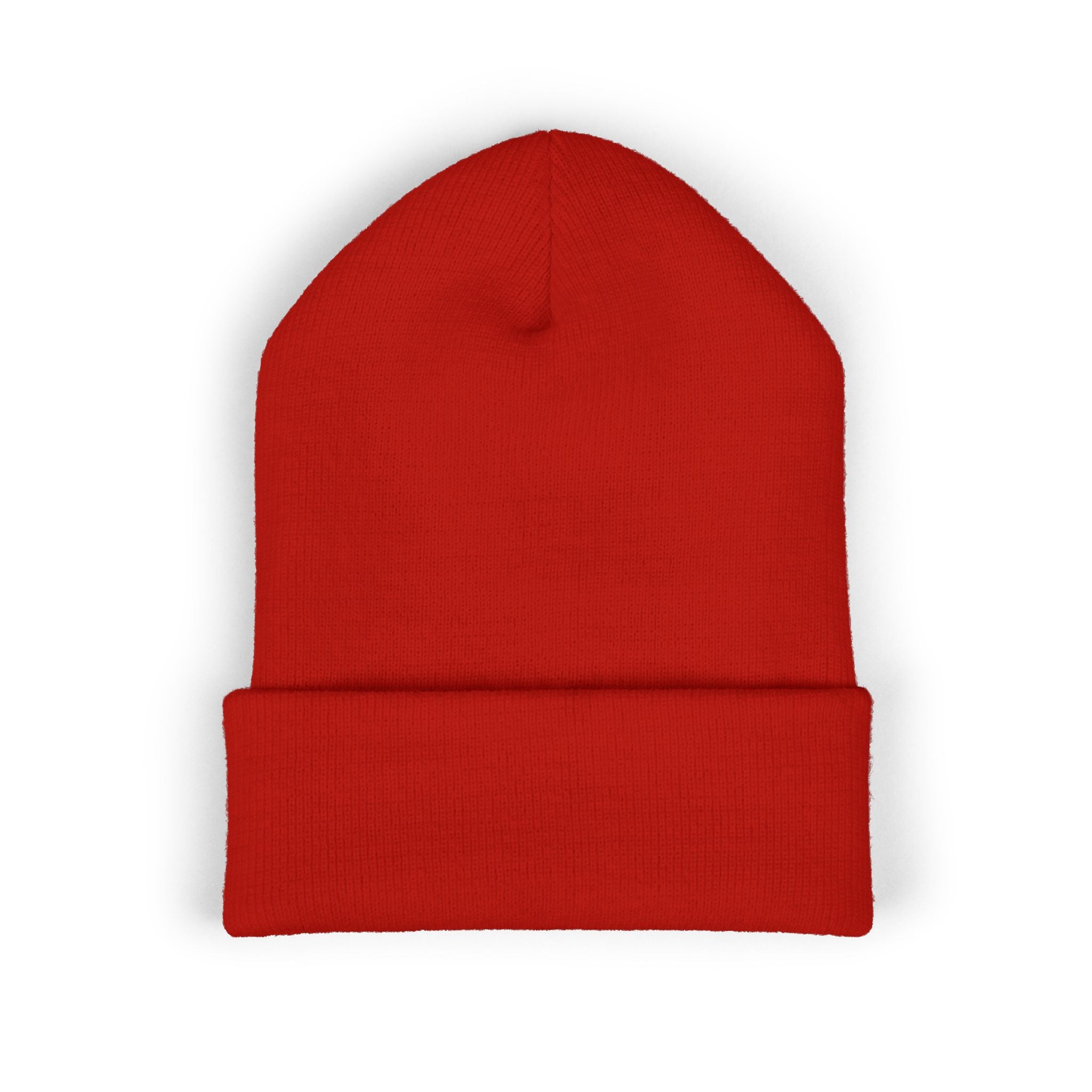 Embroidered Classic Cuffed Beanie — Custom Text Knit Hat