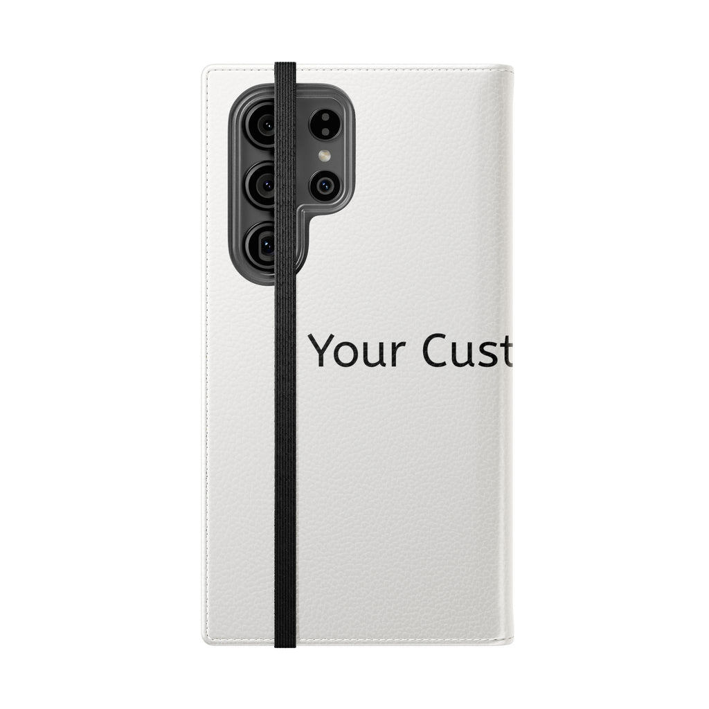 Custom Flip Phone Case — Personalized Wallet Folio with Card Slots