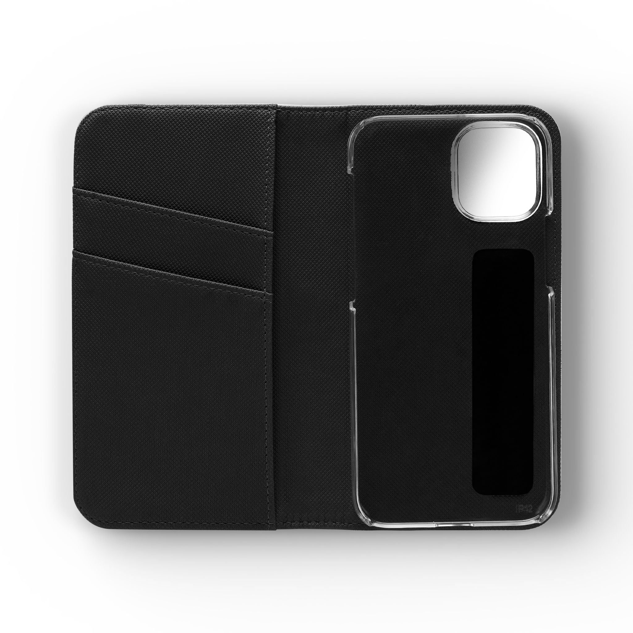 Custom Flip Phone Case — Personalized Wallet Folio with Card Slots