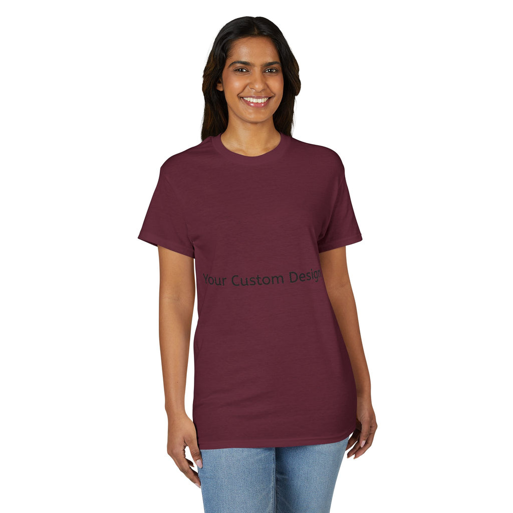 Custom White DryBlend T-Shirt – Personalized Design Tee