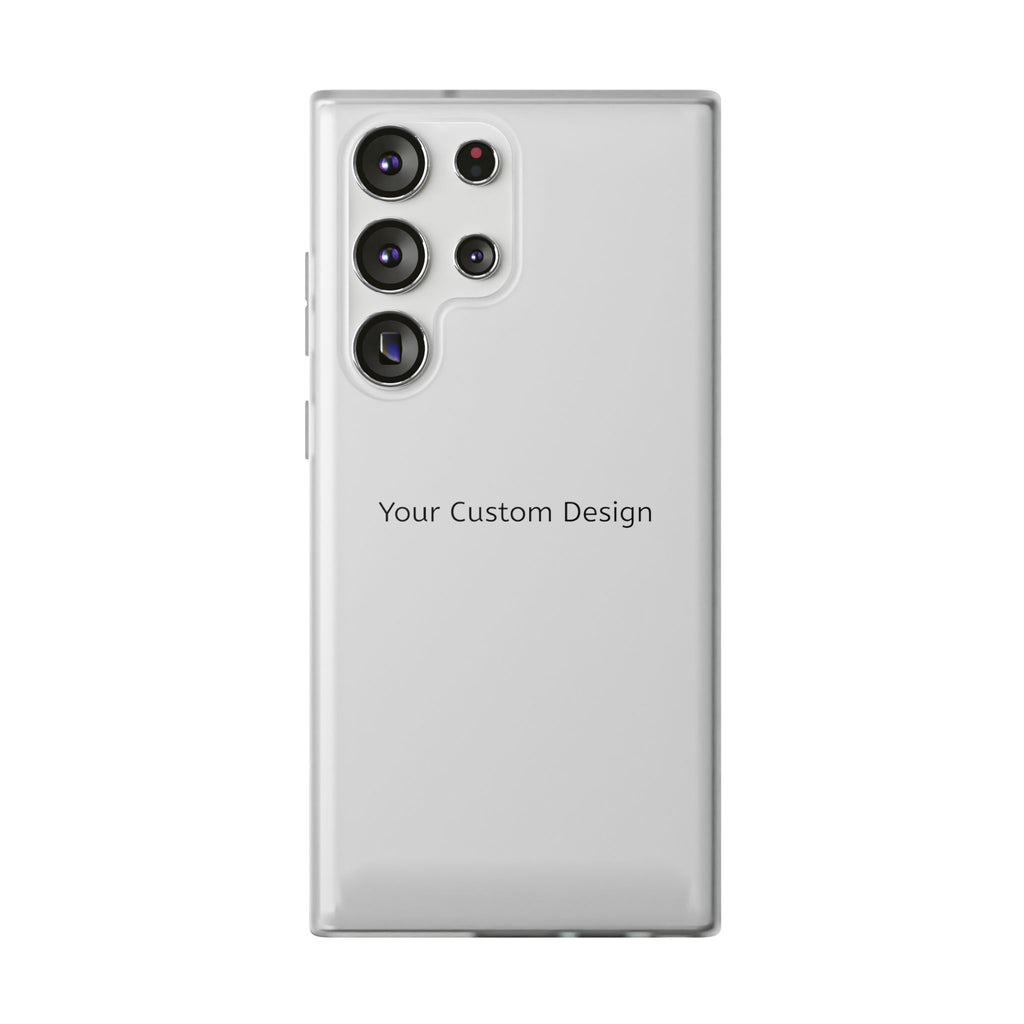 Custom Flexi Phone Case – Slim Clear Protective Phone Cover (Your Custom Design)