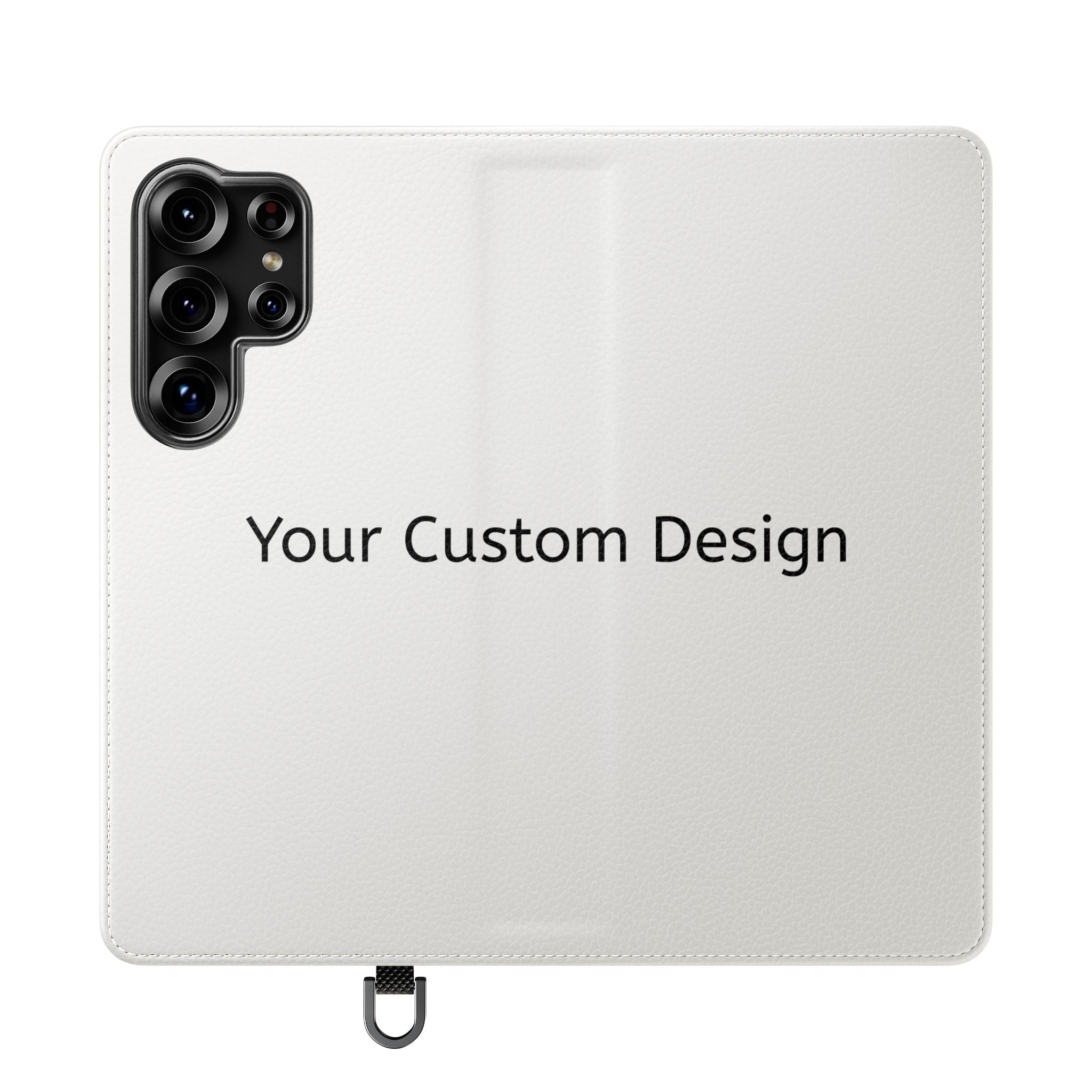 Custom Flip Phone Case — Personalized Wallet Folio with Card Slots
