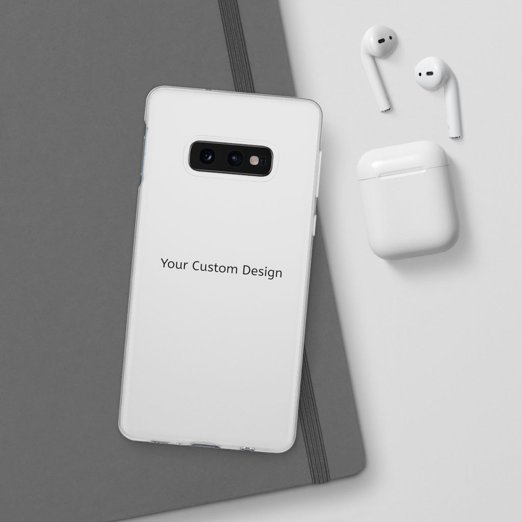 Custom Flexi Phone Case – Slim Clear Protective Phone Cover (Your Custom Design)