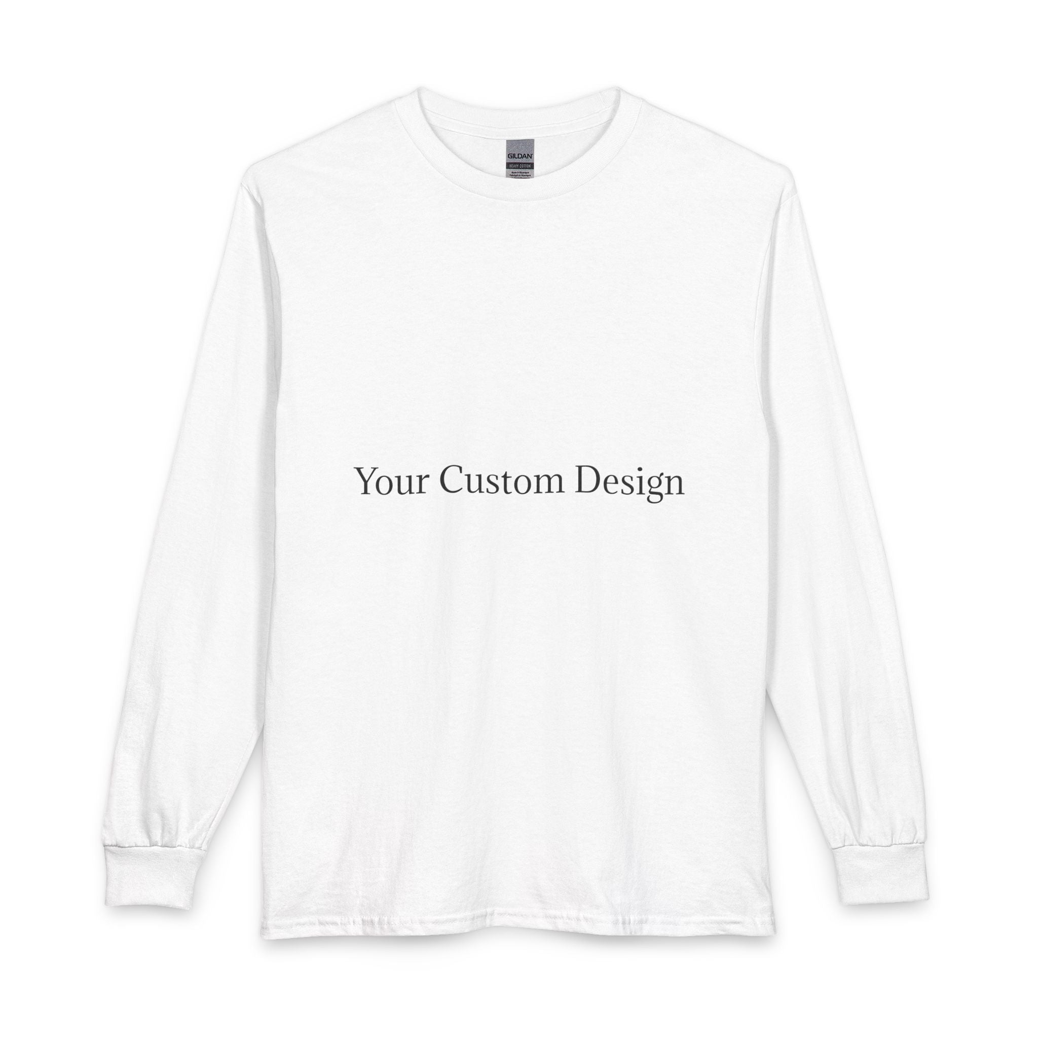 Long Sleeve T-Shirt — Custom Design Blank Canvas Tee
