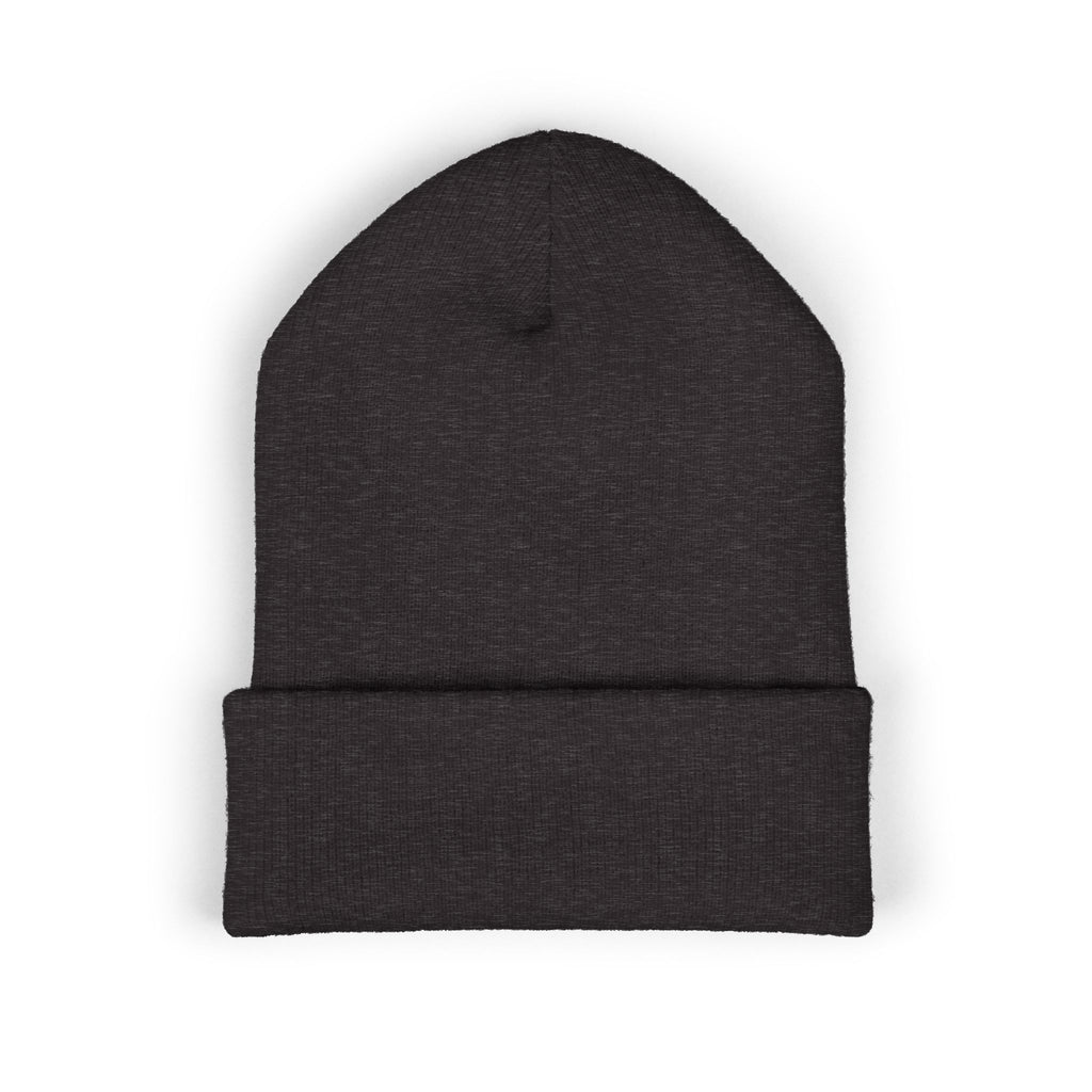 Embroidered Classic Cuffed Beanie — Custom Text Knit Hat