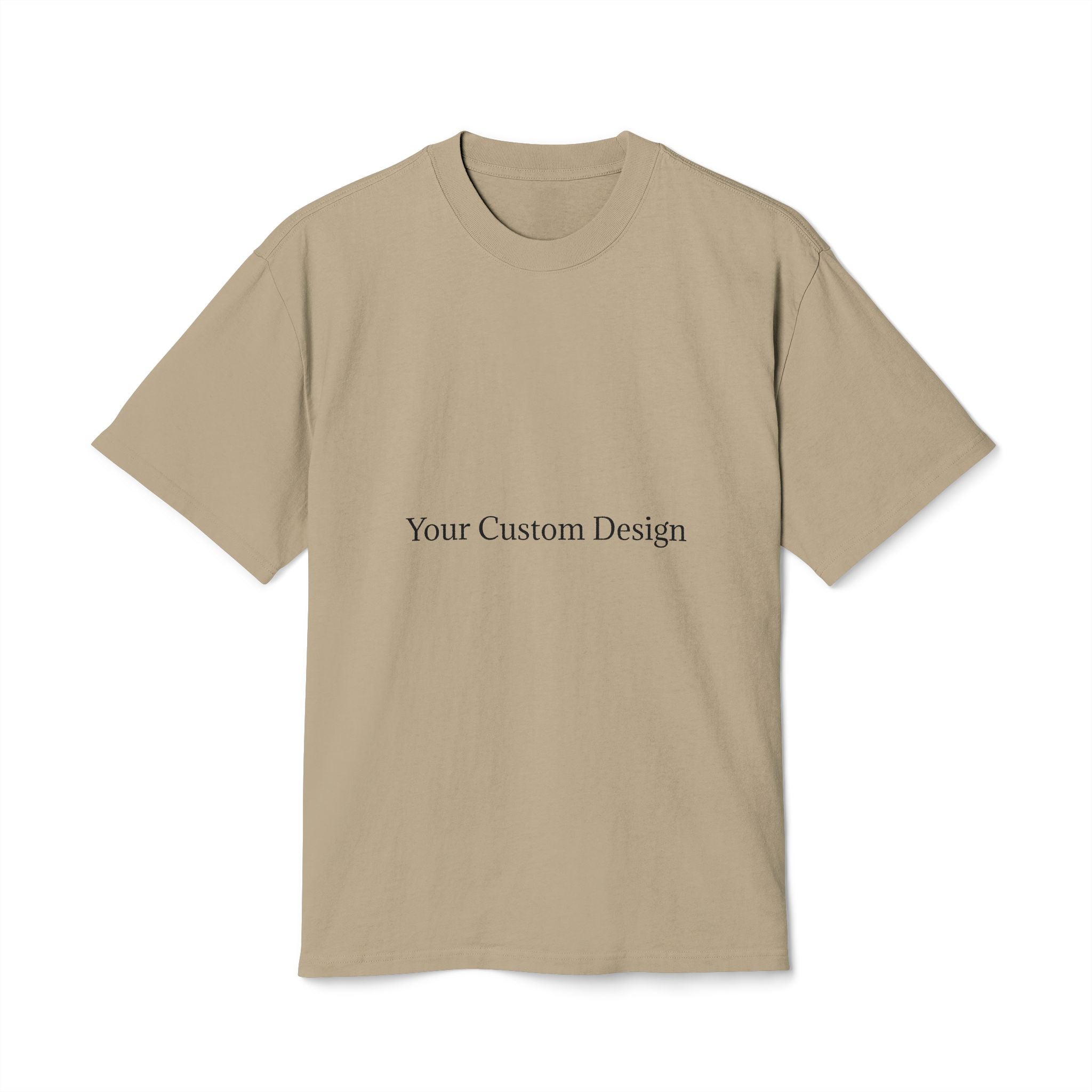 Custom Graphic Tee — Vintage Faded Crewneck Shirt