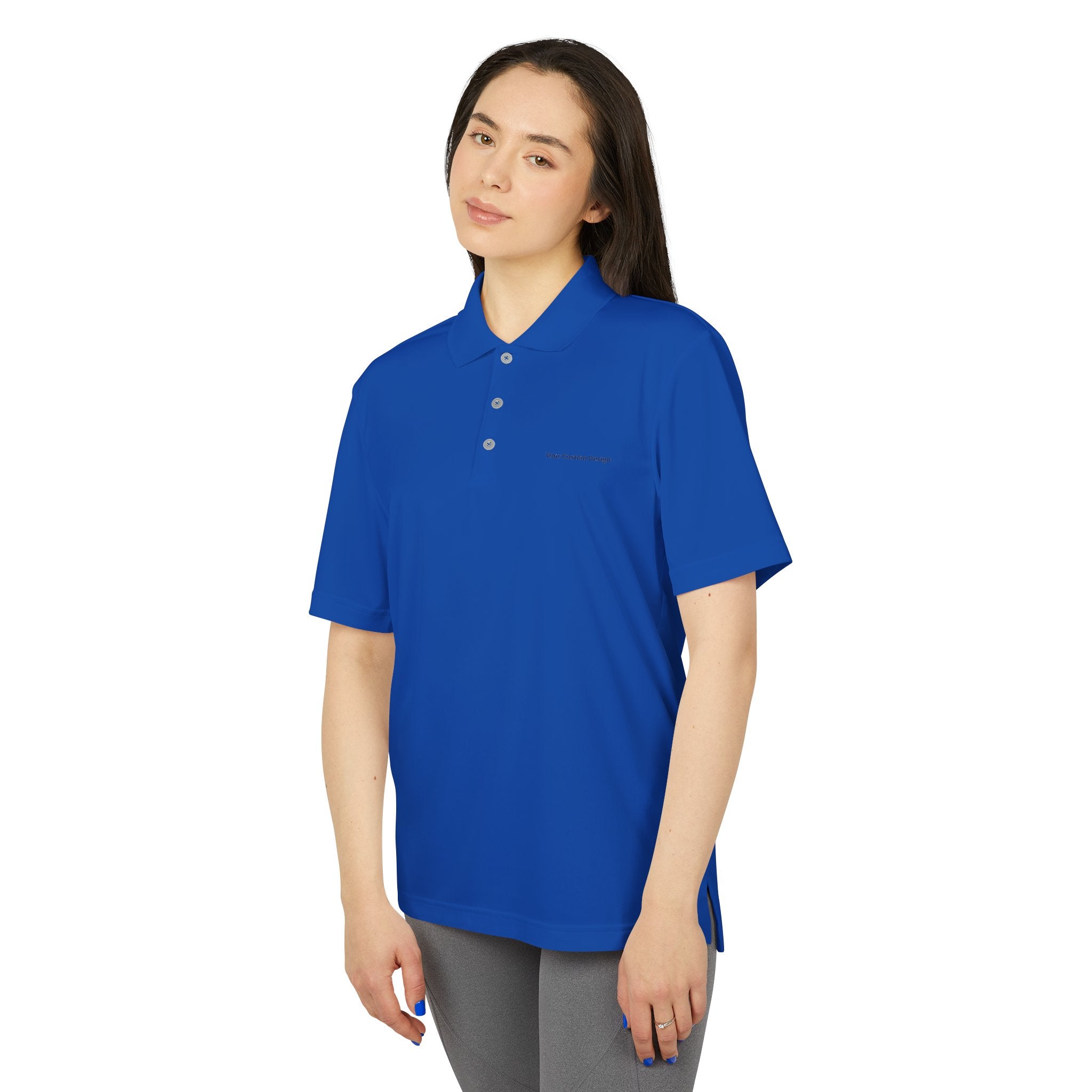 Performance Polo Shirt — Lightweight White Adidas-Inspired Golf & Activewear
