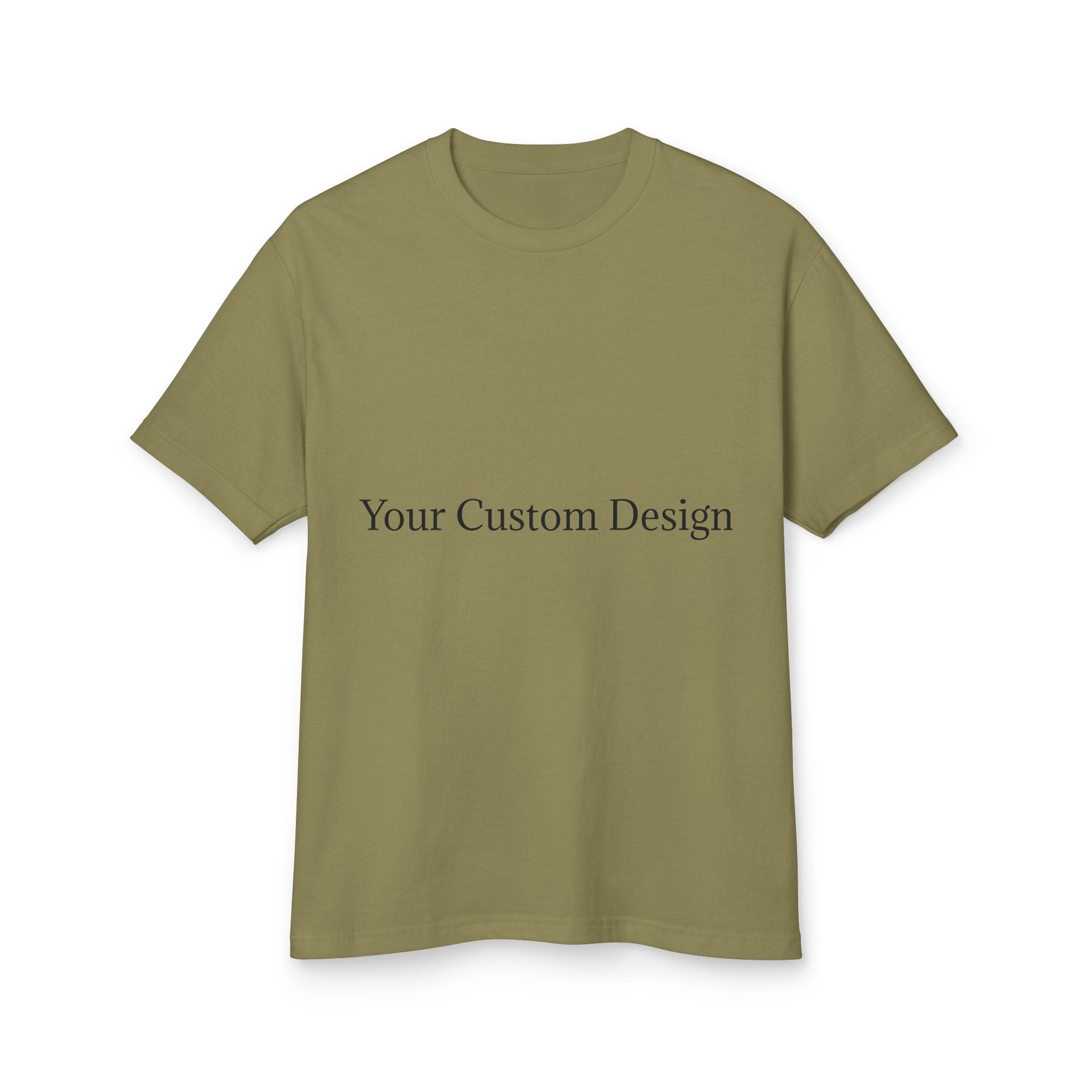 Heavyweight Garment-Dyed Cotton Tee — Custom Design Shirt
