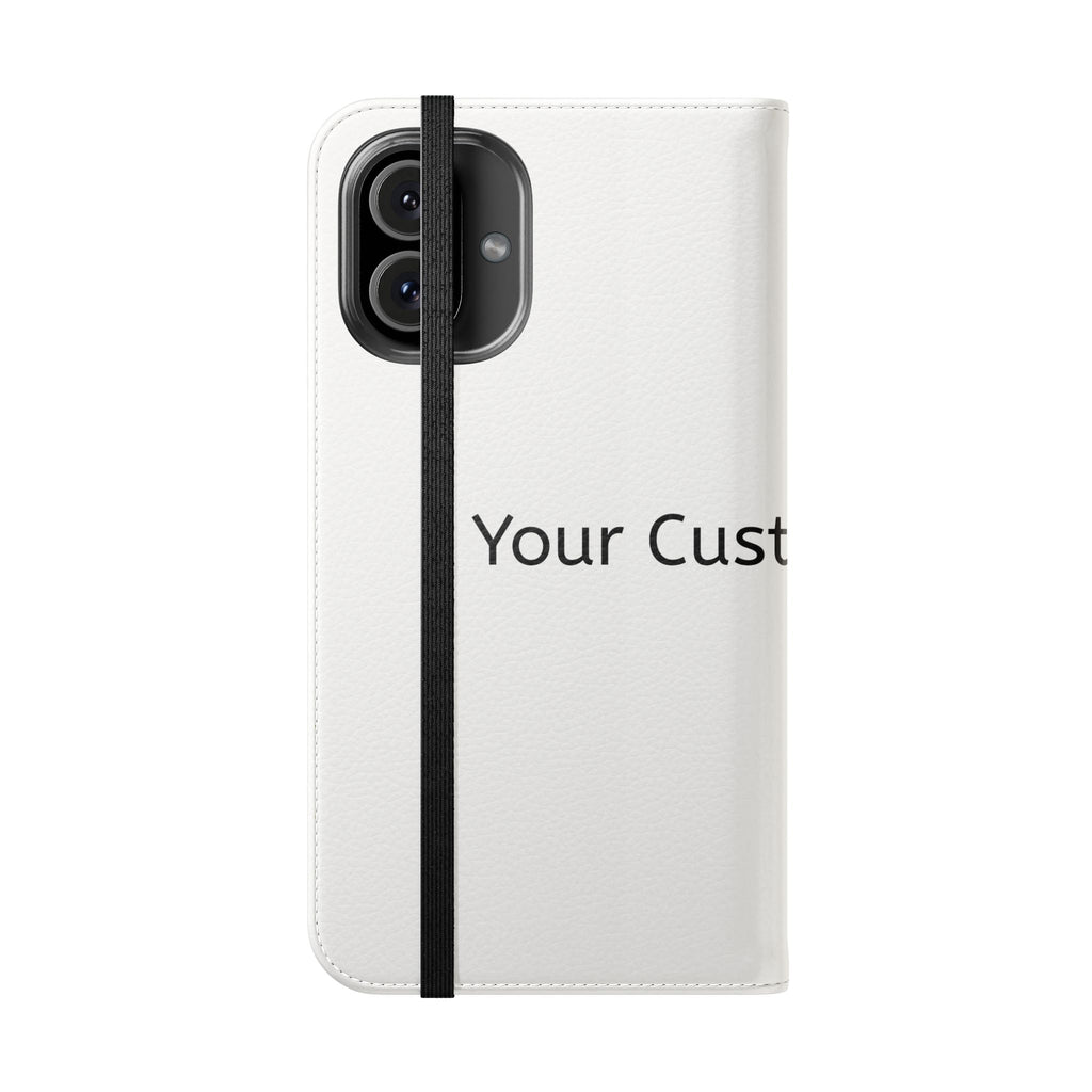 Custom Flip Phone Case — Personalized Wallet Folio with Card Slots