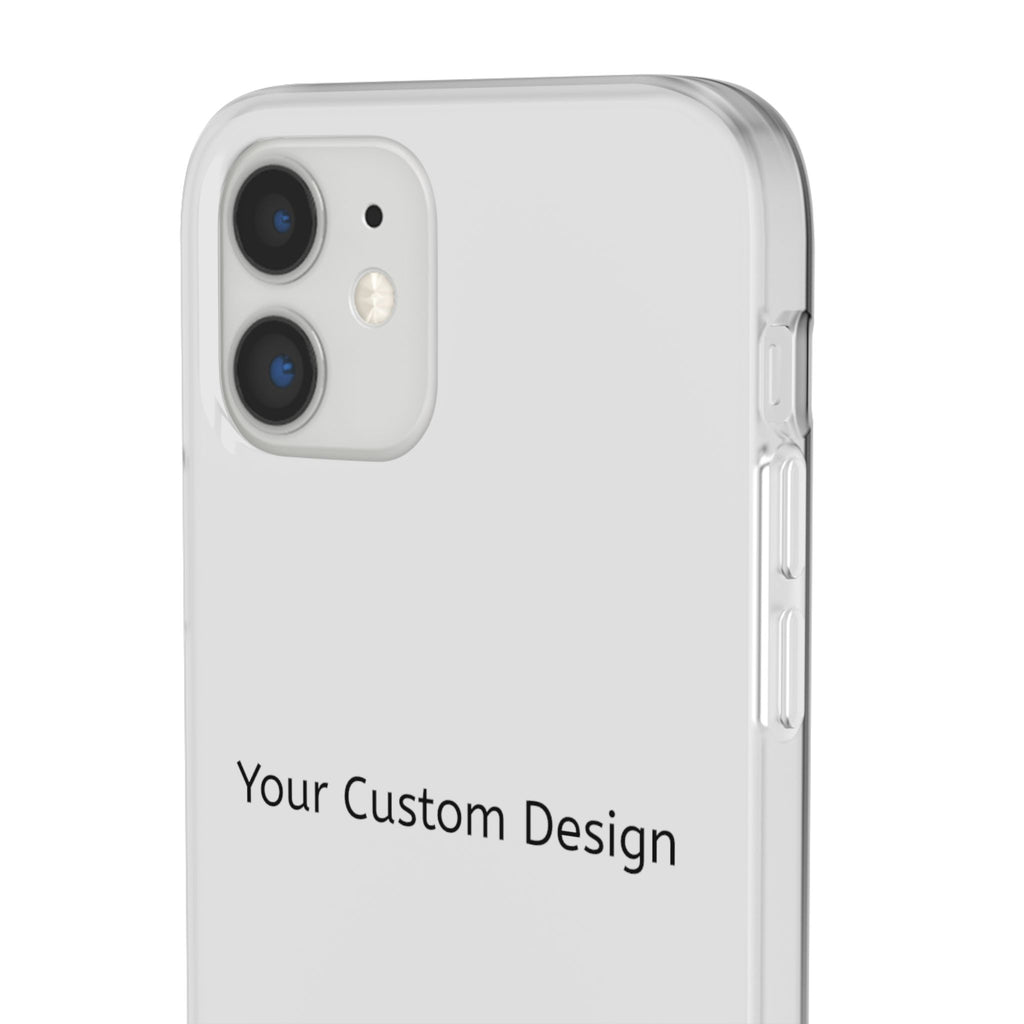 Custom Flexi Phone Case – Slim Clear Protective Phone Cover (Your Custom Design)