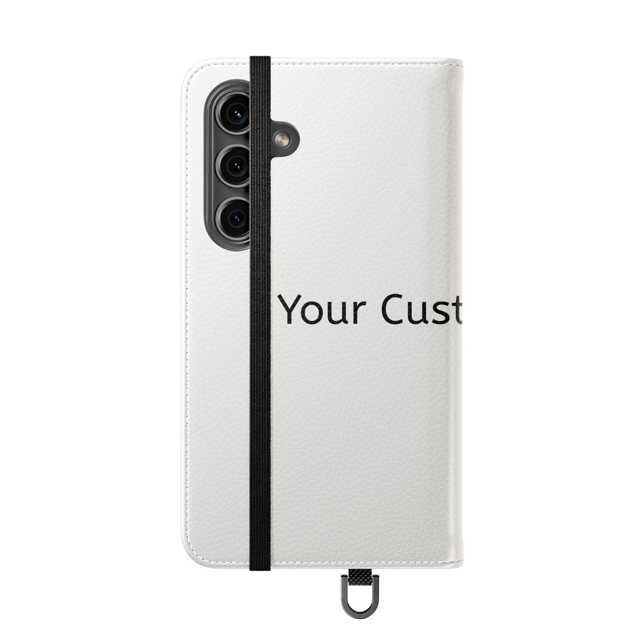 Custom Flip Phone Case — Personalized Wallet Folio with Card Slots