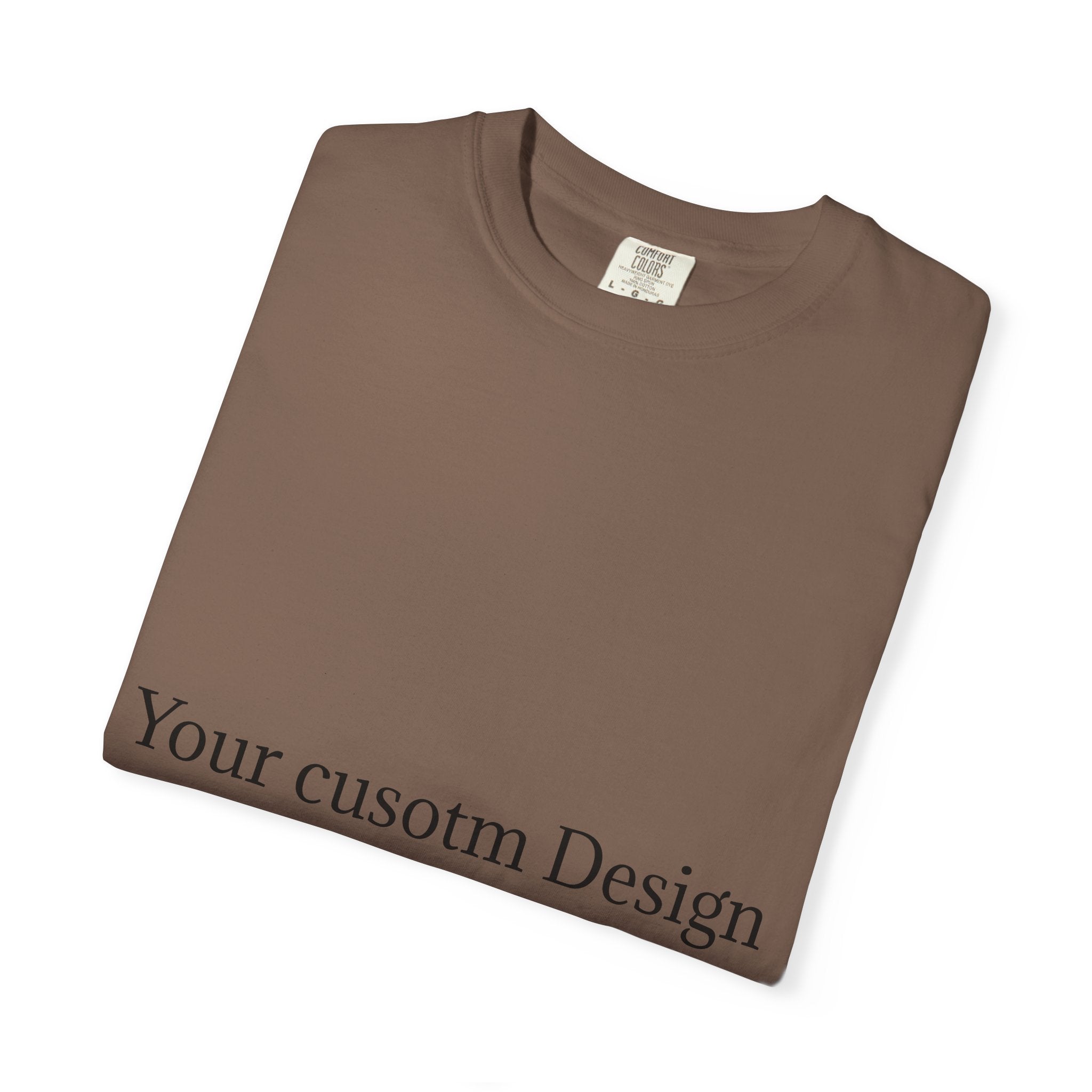 Custom Garment-Dyed T-Shirt — Personalized White Tee for Everyday Wear