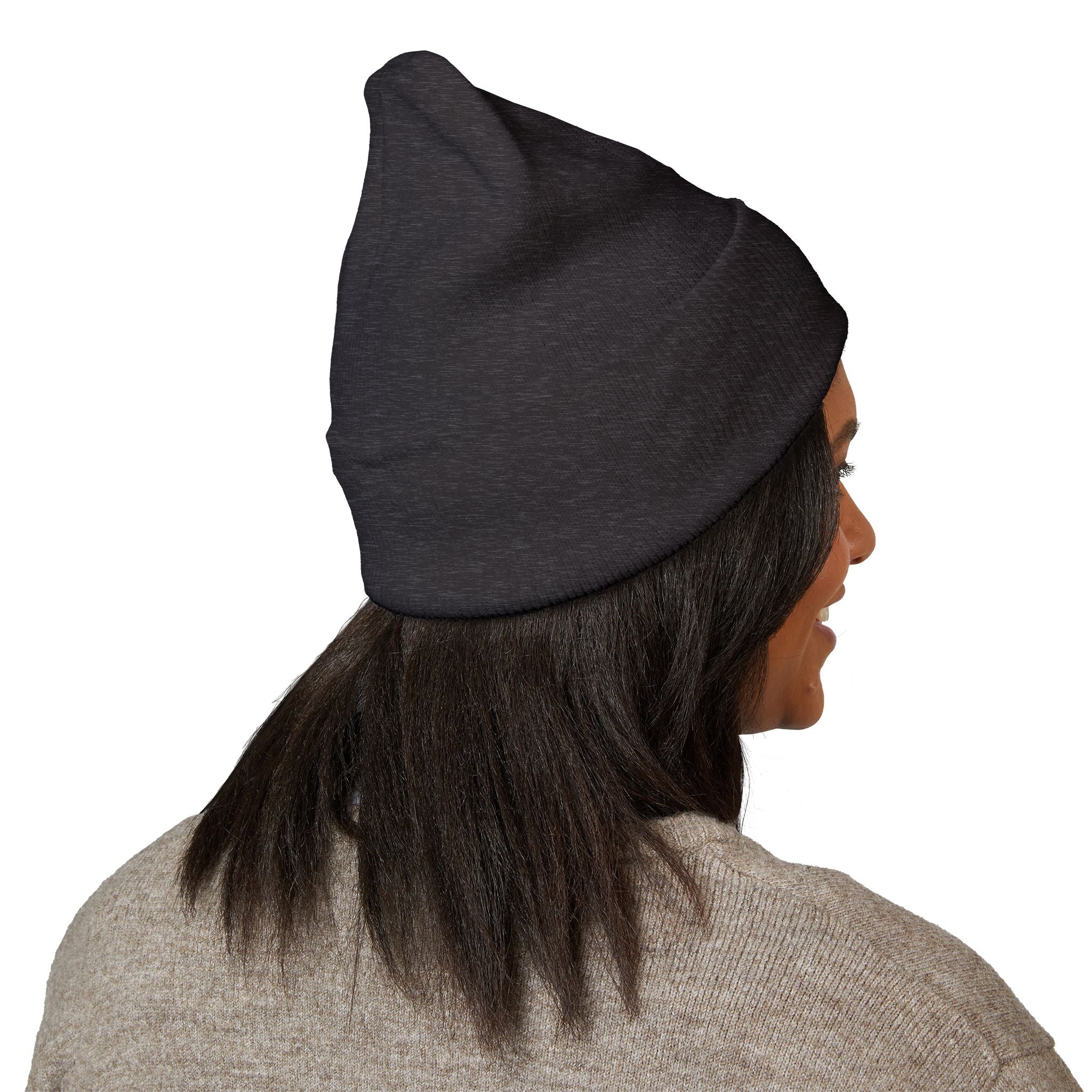 Embroidered Classic Cuffed Beanie — Custom Text Knit Hat
