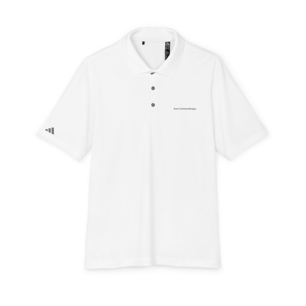 Performance Polo Shirt — Lightweight White Adidas-Inspired Golf & Activewear