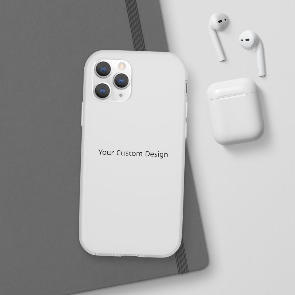 Custom Flexi Phone Case – Slim Clear Protective Phone Cover (Your Custom Design)