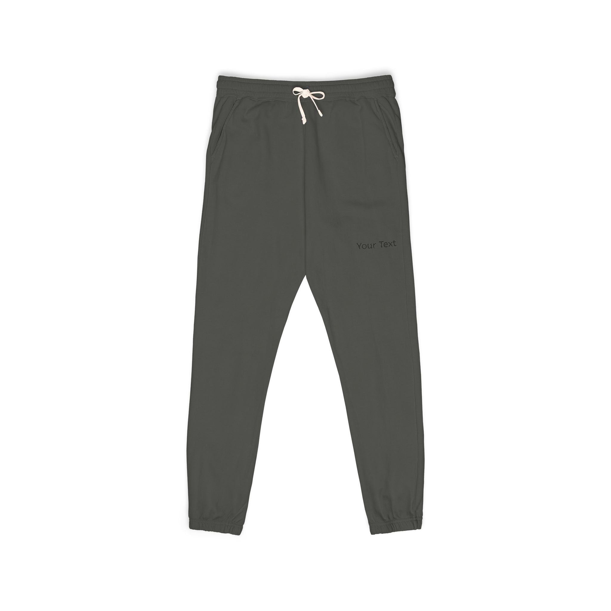 Embroidered Minimal Logo Fleece Sweatpants
