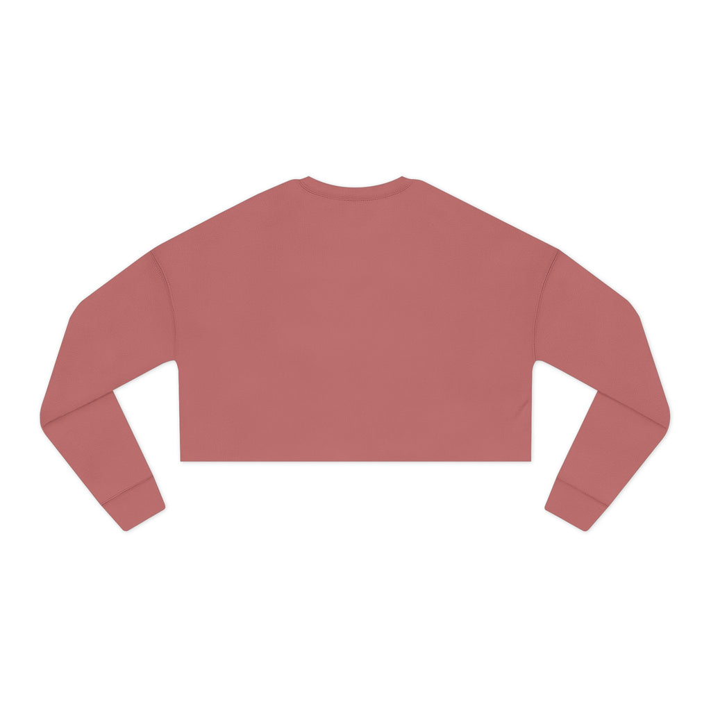 Custom Women's Cropped Sweatshirt - Personalized 'Your Text' Cozy Crop Top