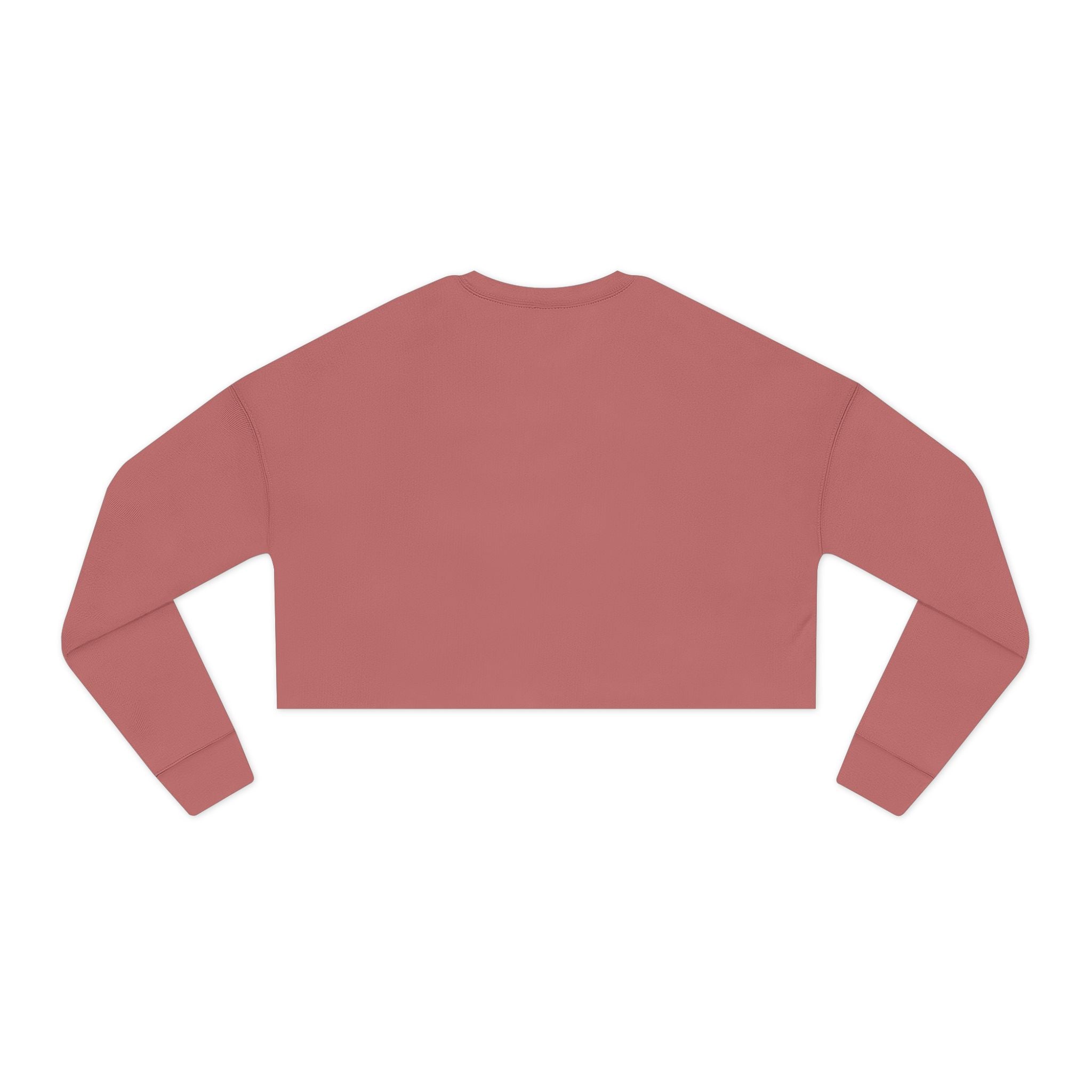 Custom Women's Cropped Sweatshirt - Personalized 'Your Text' Cozy Crop Top
