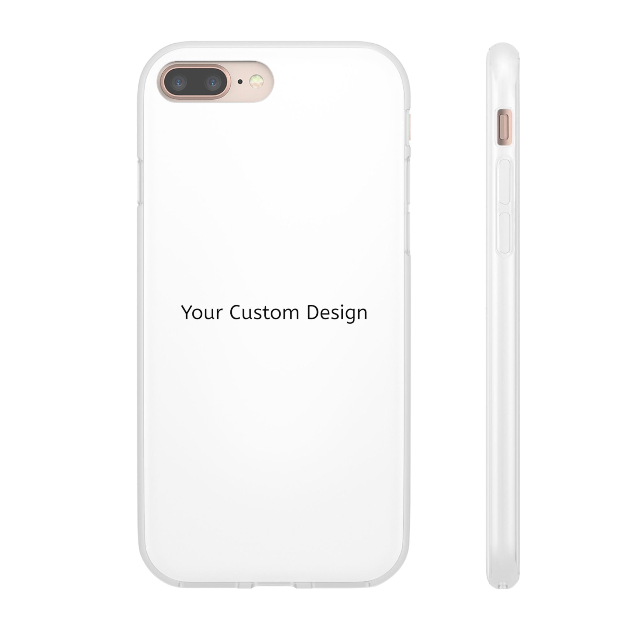 Custom Flexi Phone Case – Slim Clear Protective Phone Cover (Your Custom Design)