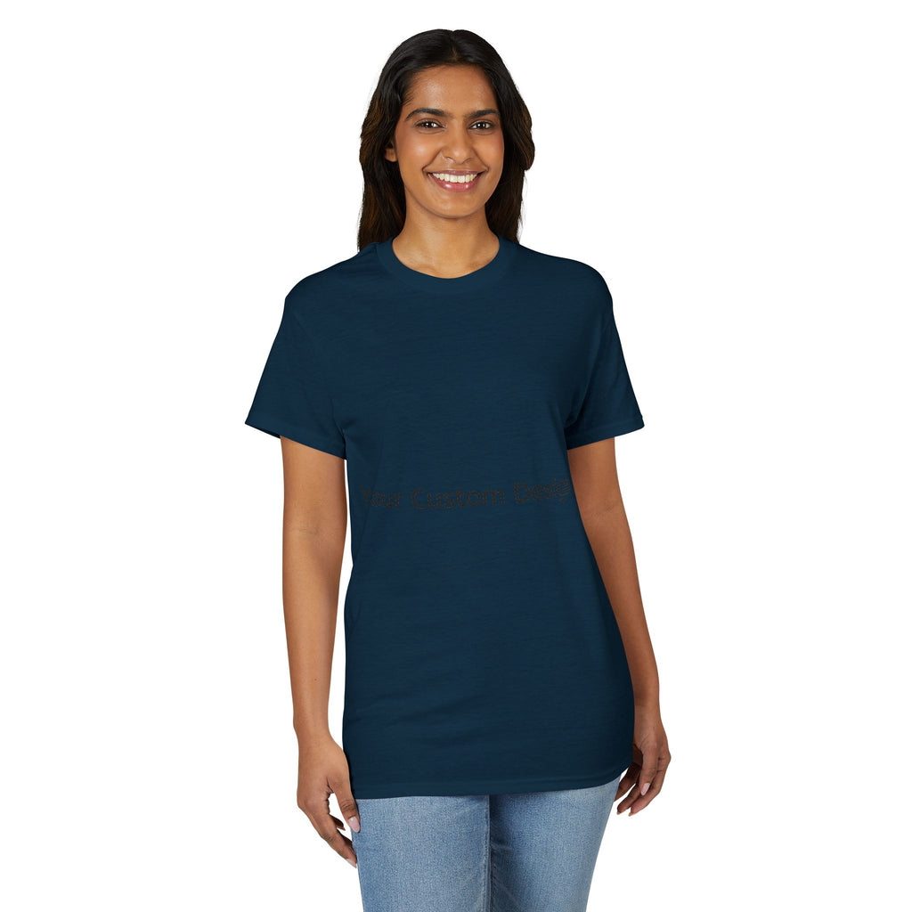 Custom White DryBlend T-Shirt – Personalized Design Tee