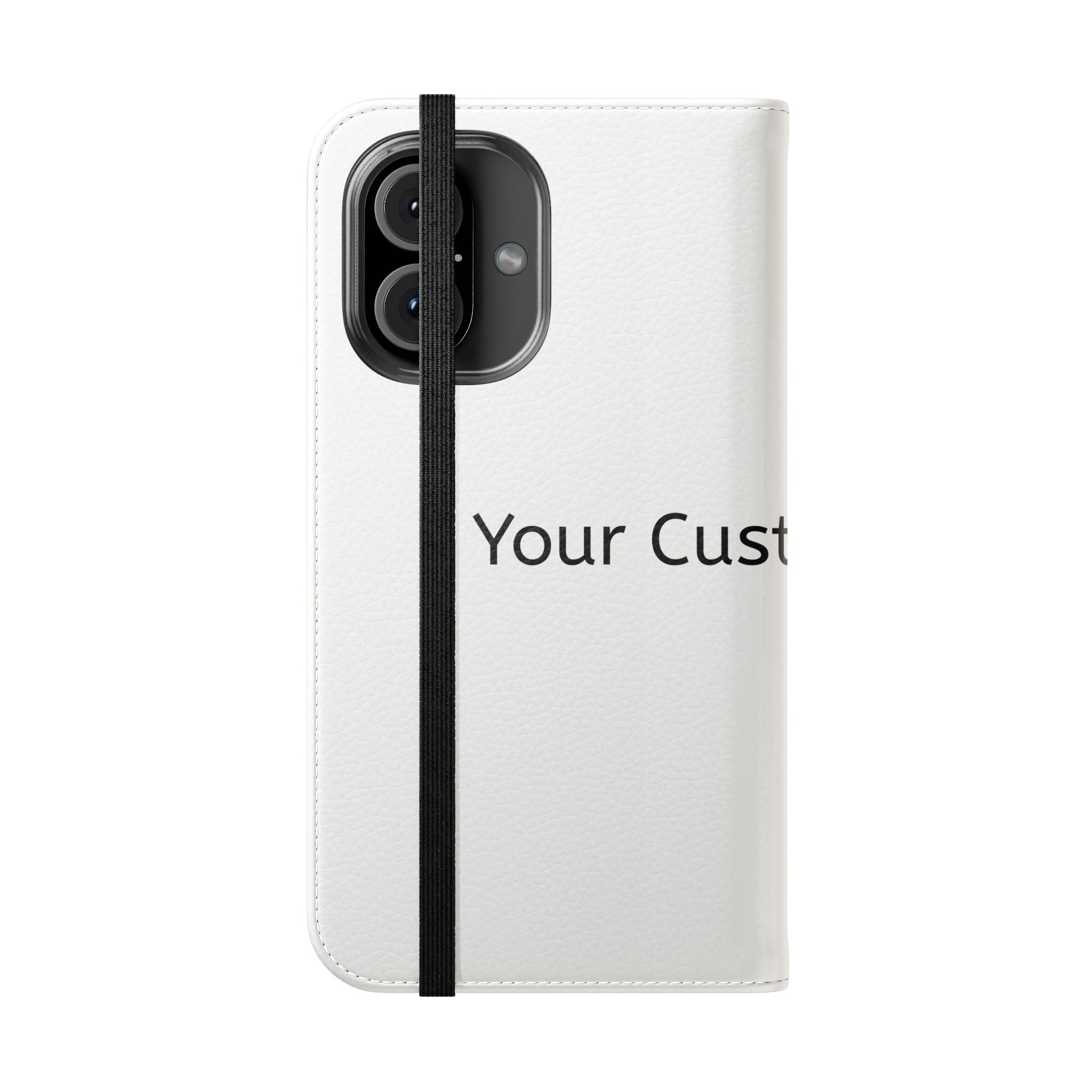 Custom Flip Phone Case — Personalized Wallet Folio with Card Slots