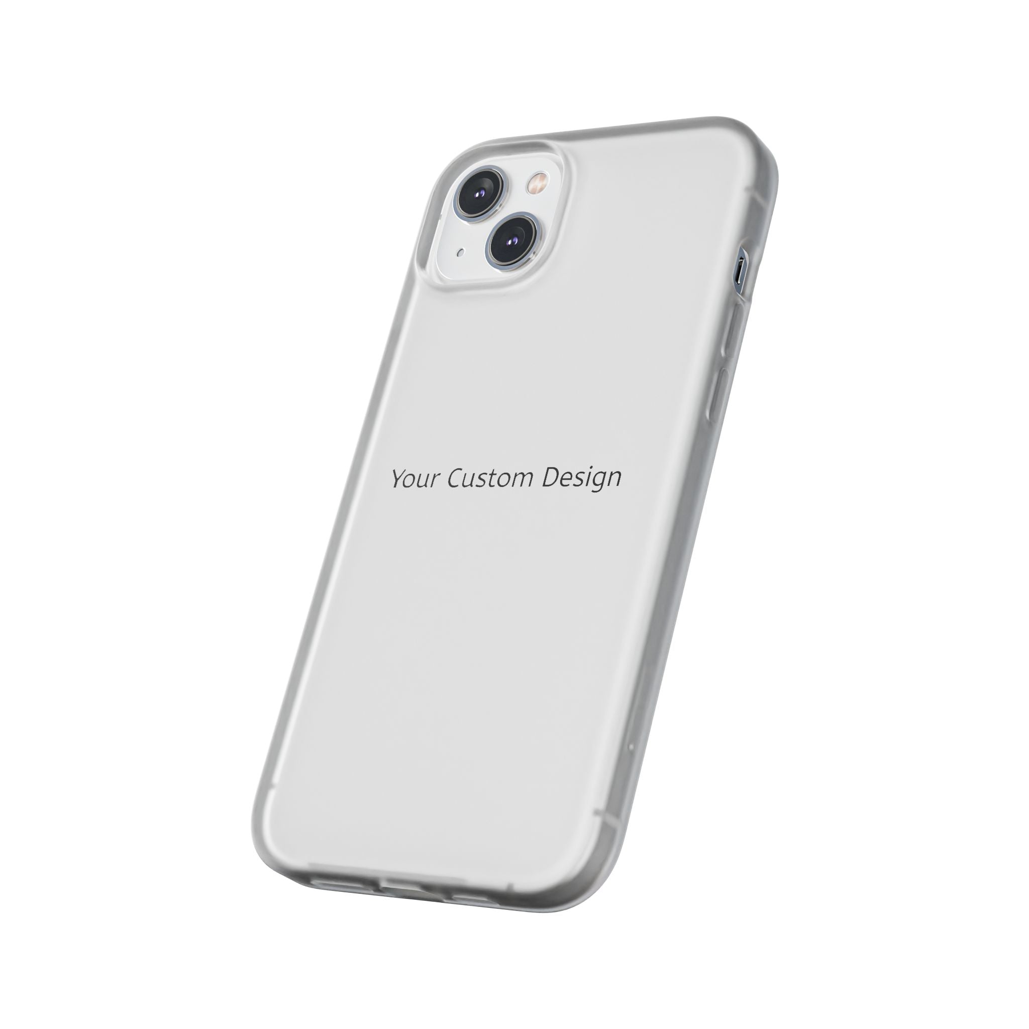 Custom Flexi Phone Case – Slim Clear Protective Phone Cover (Your Custom Design)