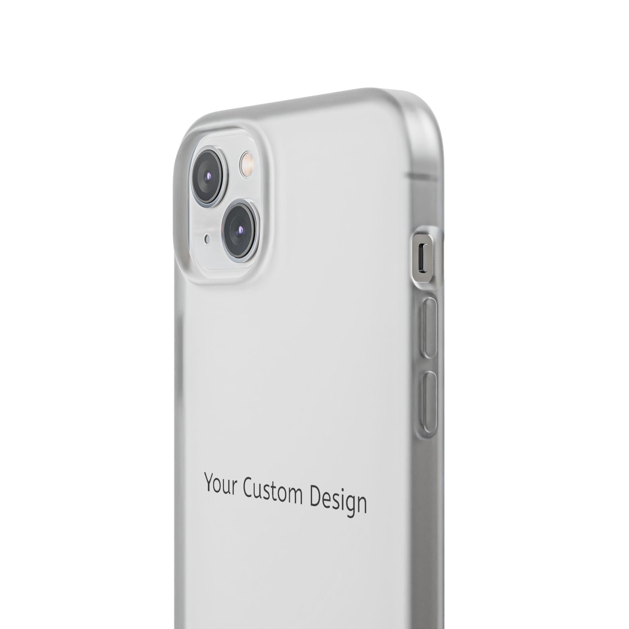 Custom Flexi Phone Case – Slim Clear Protective Phone Cover (Your Custom Design)