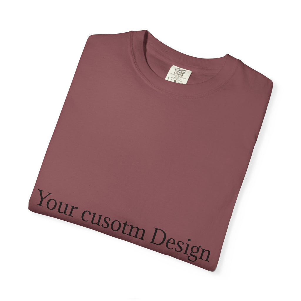 Custom Garment-Dyed T-Shirt — Personalized White Tee for Everyday Wear