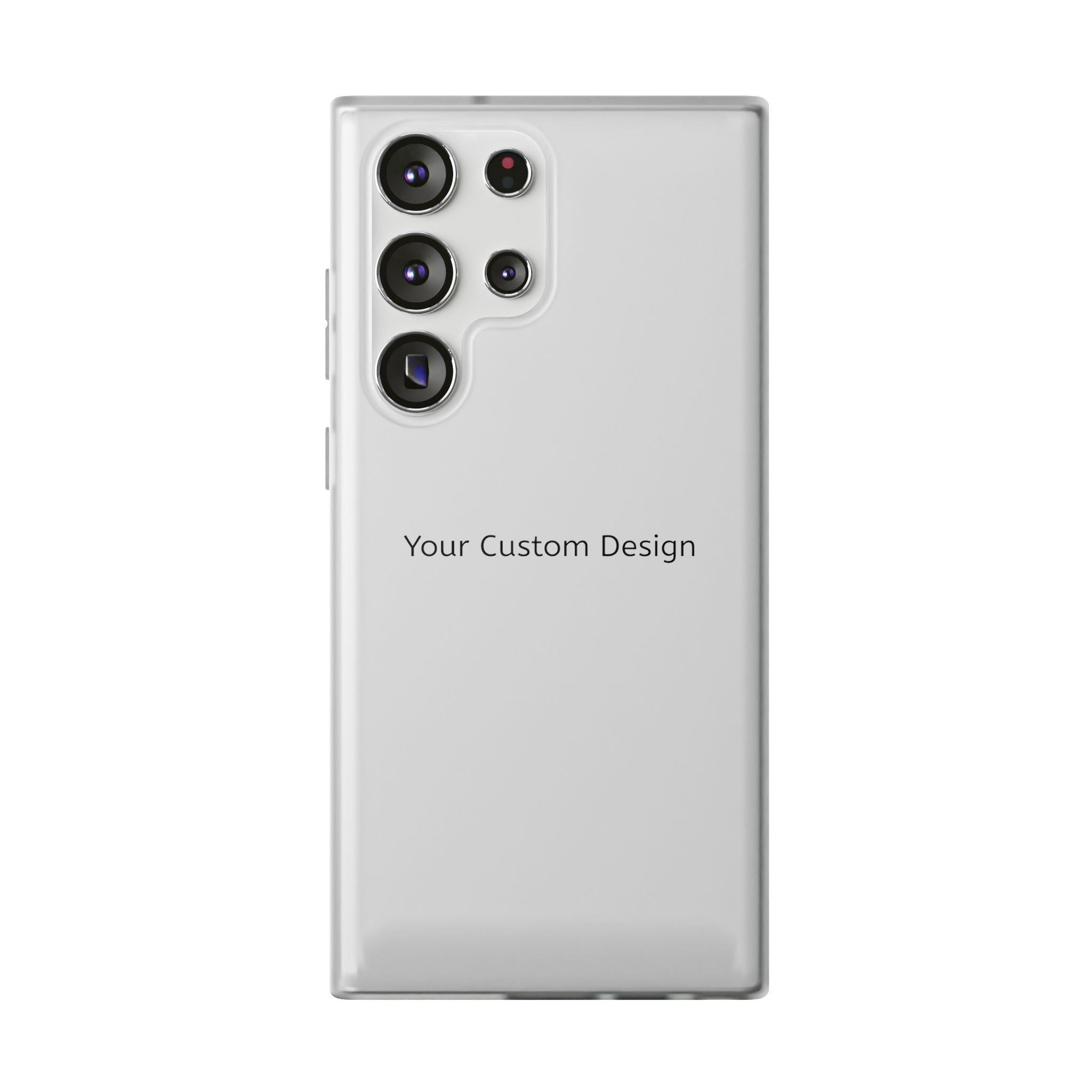 Custom Flexi Phone Case – Slim Clear Protective Phone Cover (Your Custom Design)
